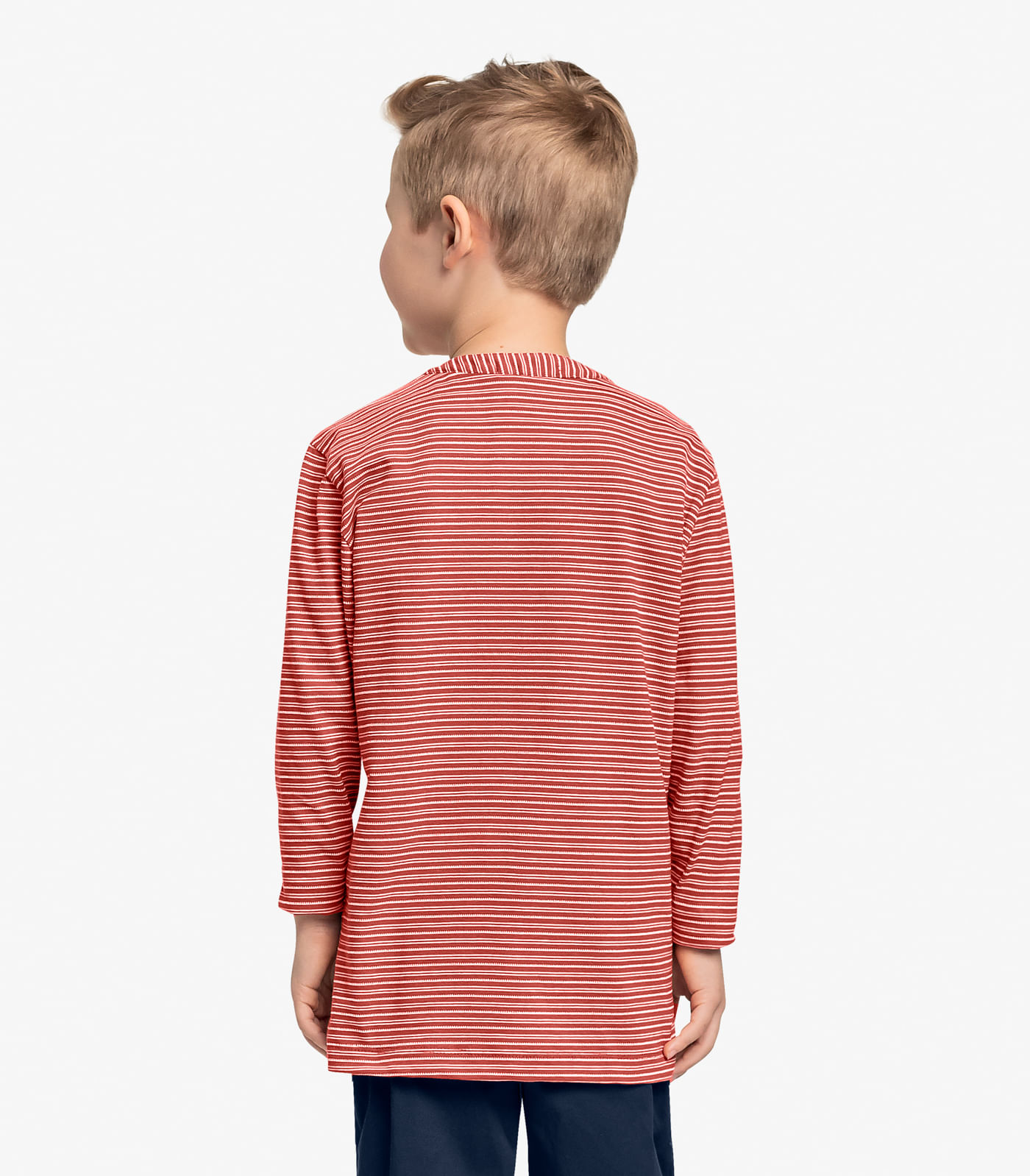 Camiseta Infantil Menino Manga Longa Trick Nick Laranja - Imagem 3