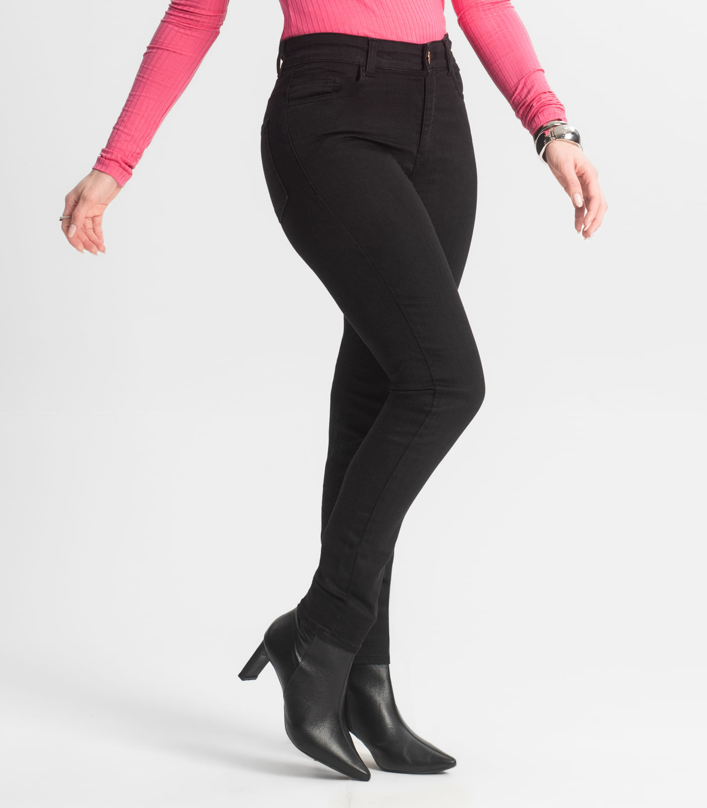 Calça Jeans Feminina Endless Preto - Imagem 2