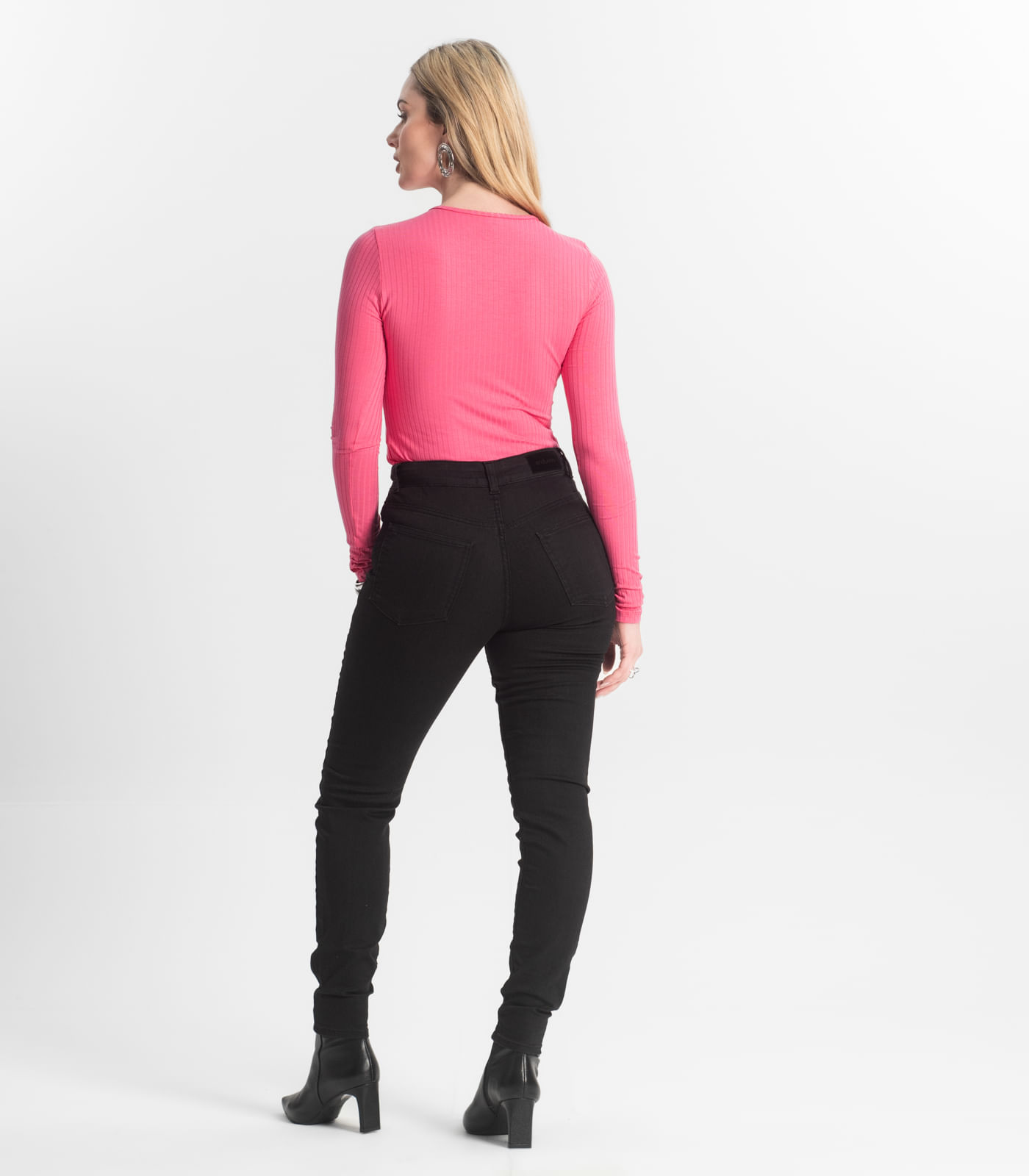 Calça Jeans Feminina Endless Preto - Imagem 3