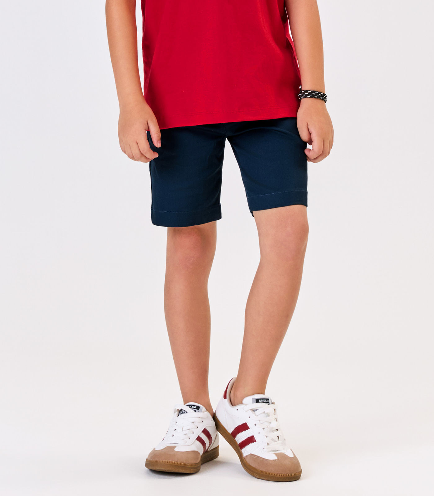 Conjunto Infantil Camiseta Com Bermuda Trick Nick Vermelho - Imagem 3