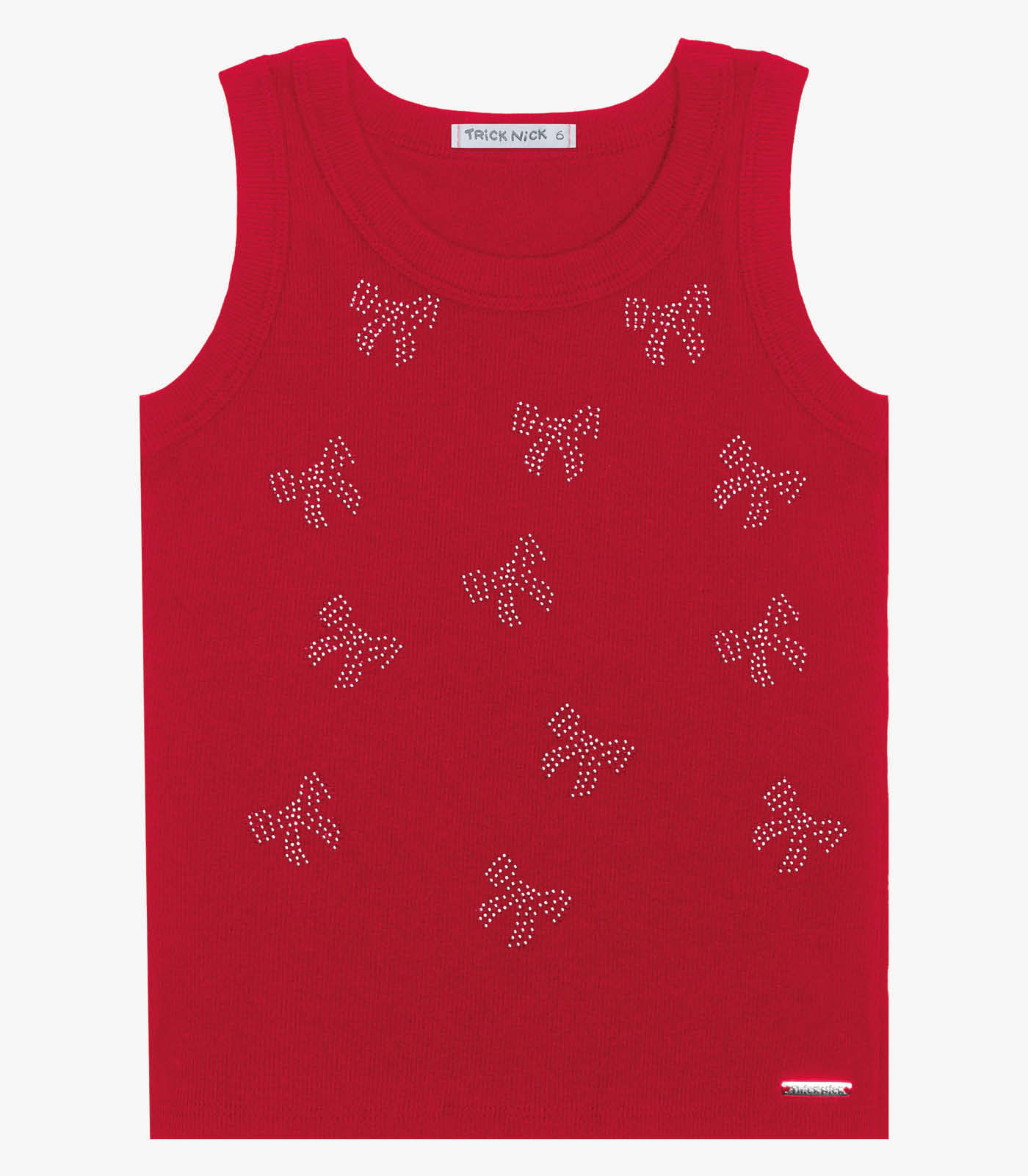 Regata Básica Infantil Feminina Trick Nick Vermelho