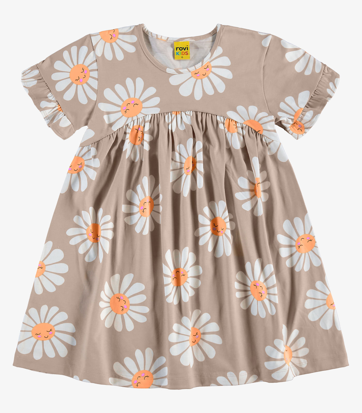 Vestido Infantil Rovi Kids Marrom - Imagem 5