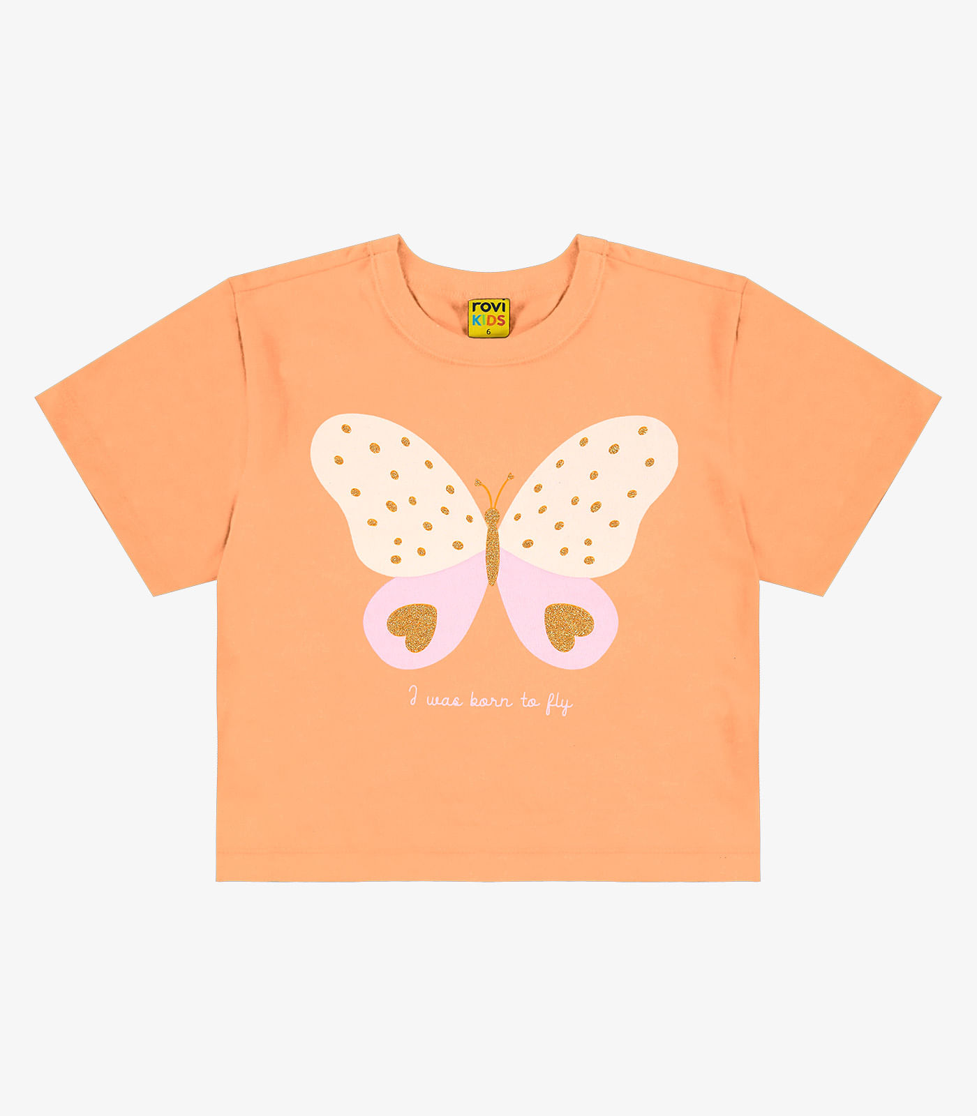 Blusa Feminina Infantil Rovi Kids Laranja