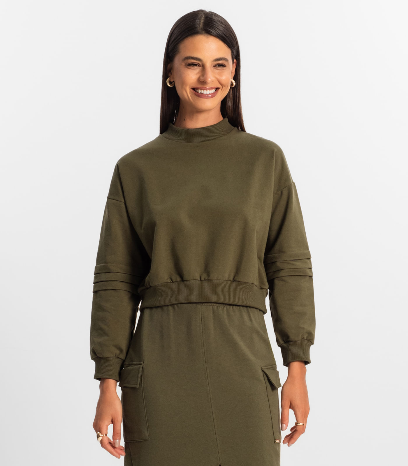Moletom Feminino Rovitex Verde