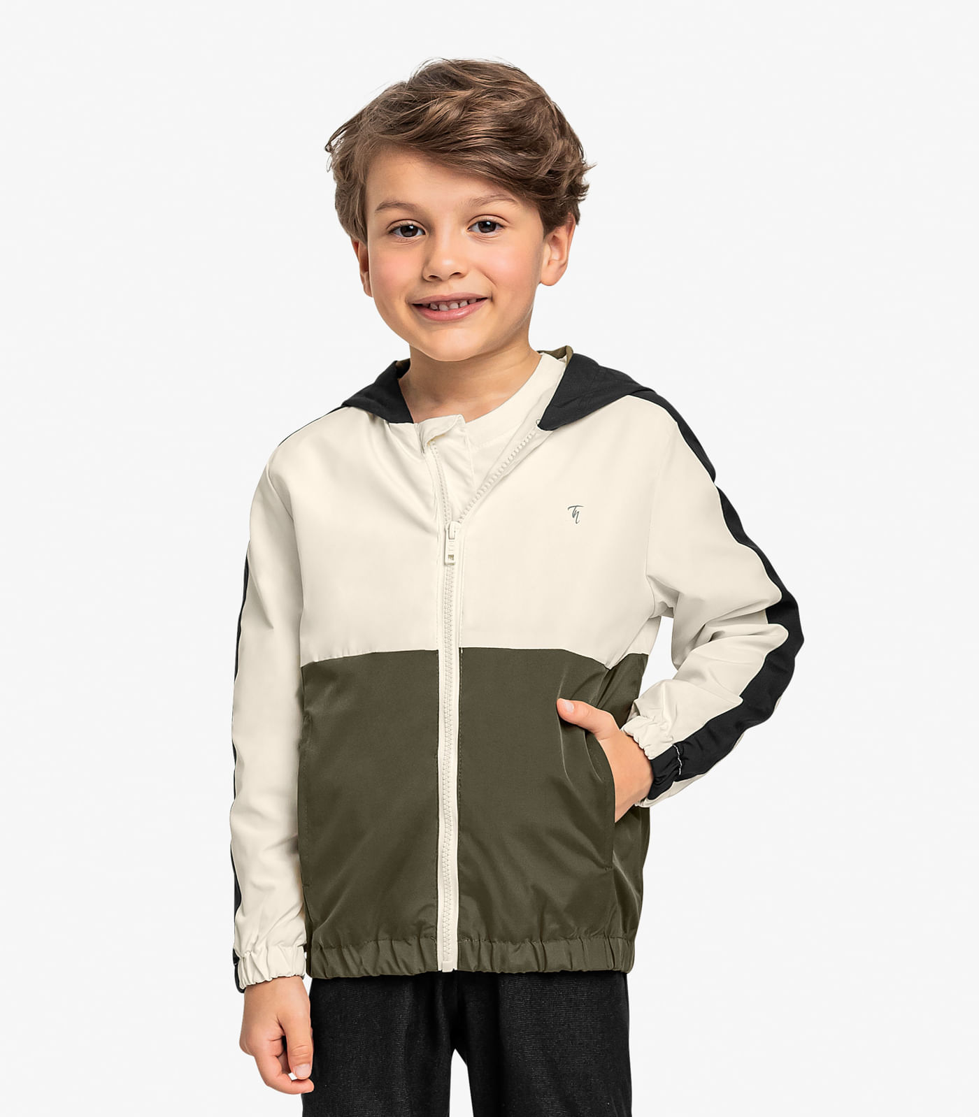 Jaqueta Infantil Em Microfibra Trick Nick Verde