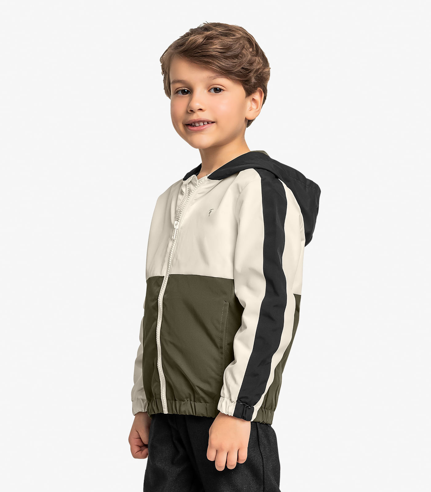 Jaqueta Infantil Em Microfibra Trick Nick Verde - Imagem 2