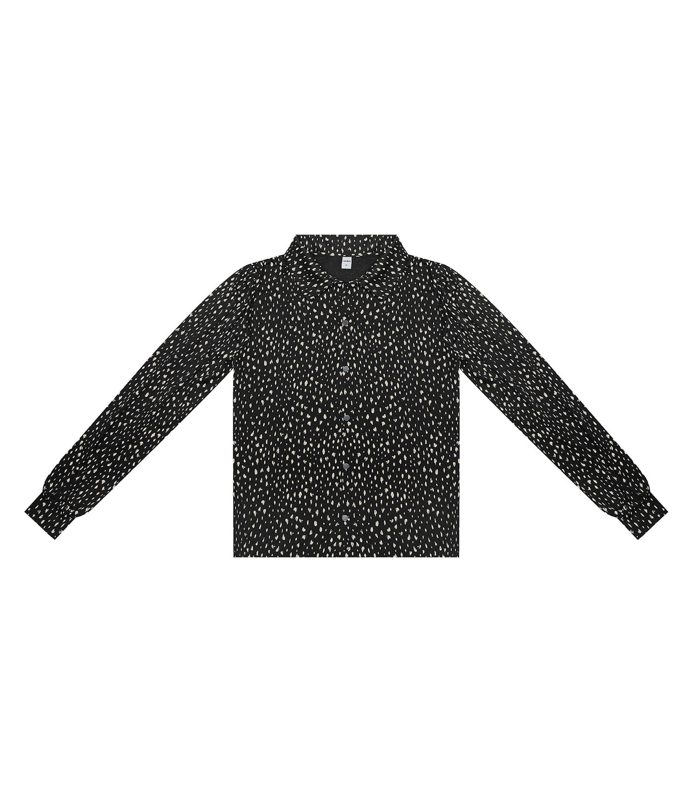 Camisa Estampada Feminina Rovitex Preto - Imagem 5