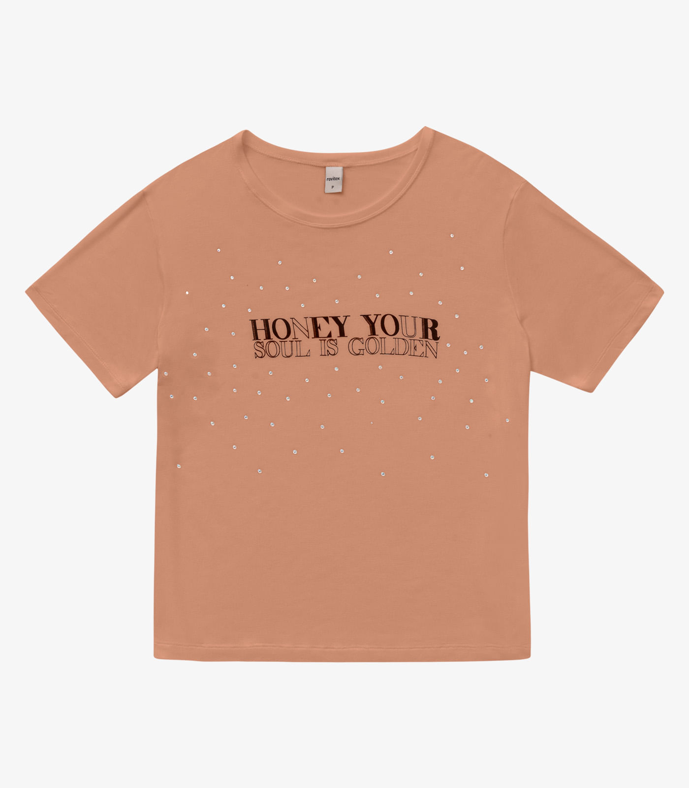 Blusa Visco Tricot Feminina Rovitex Marrom - Imagem 2
