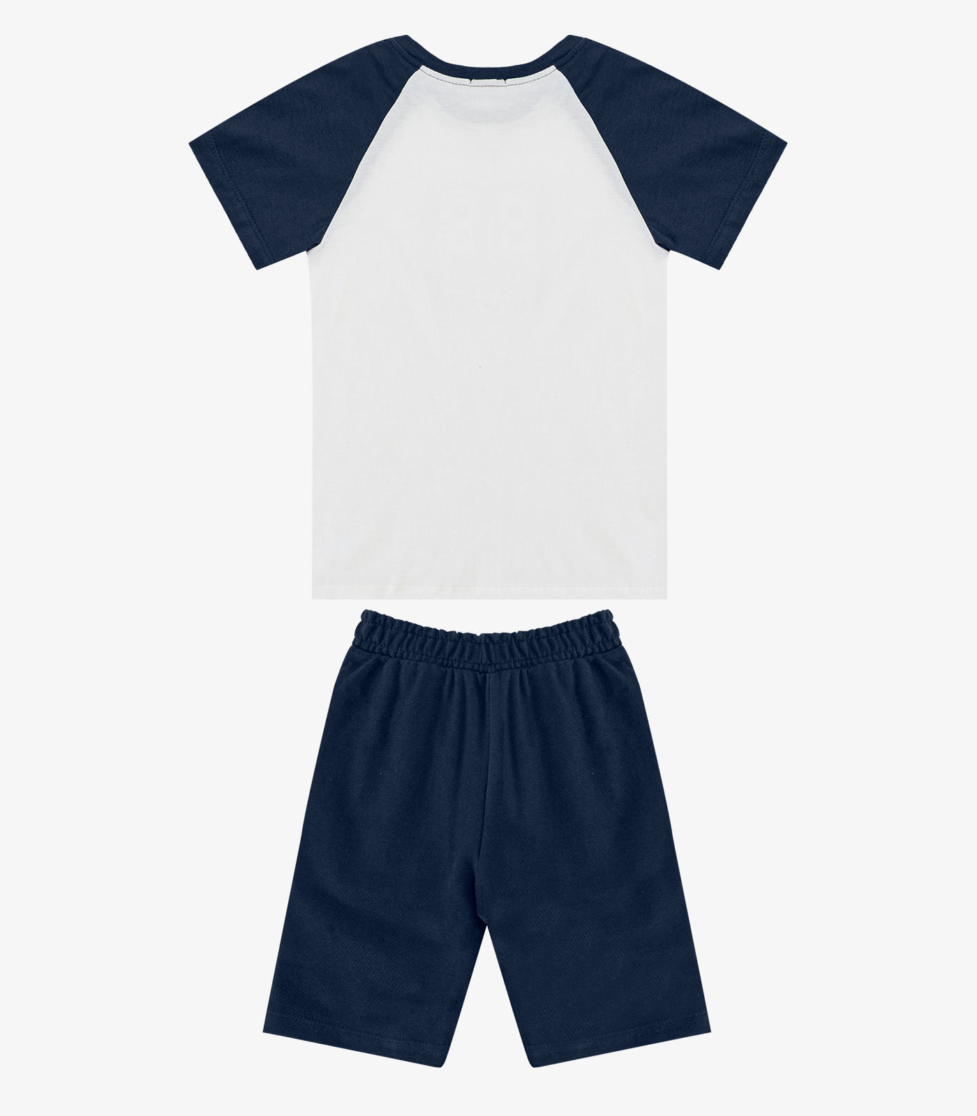 Conjunto Infantil Camiseta com Bermuda Trick Nick Azul - Imagem 4