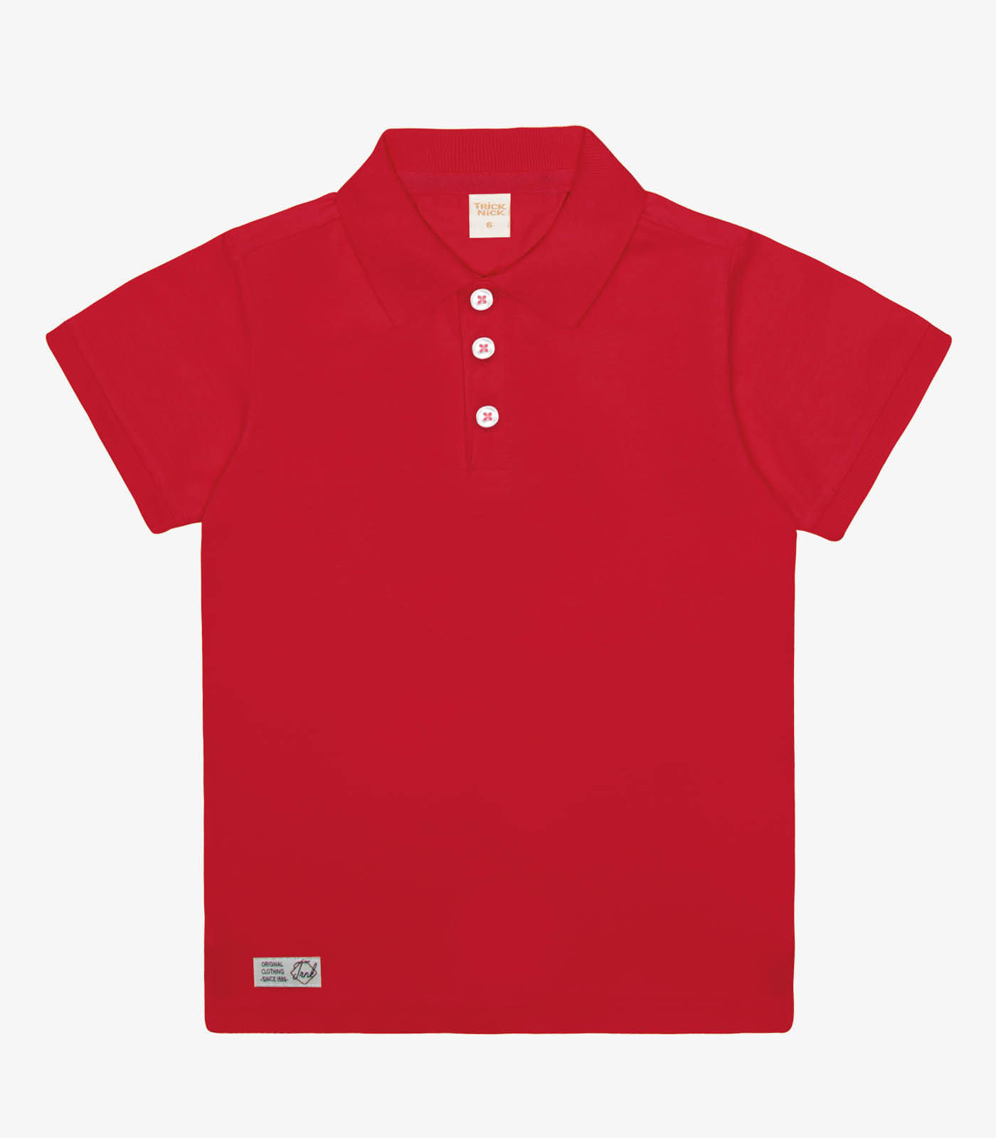 Camisa Polo Infantil Masculina Trick Nick Vermelho - Imagem 2