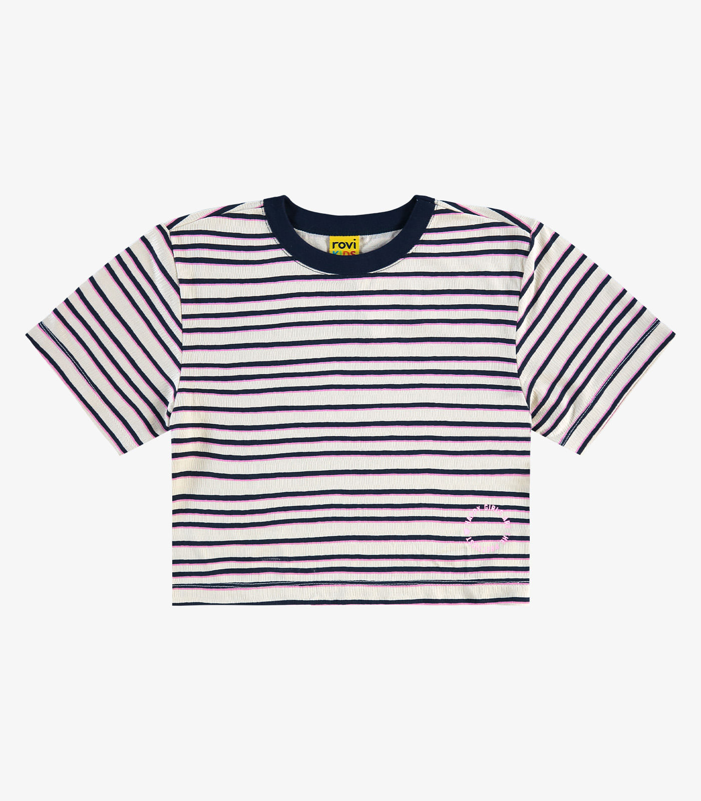 Blusa Infantil Visco Maquinetada Rovi Kids Azul - Imagem 5