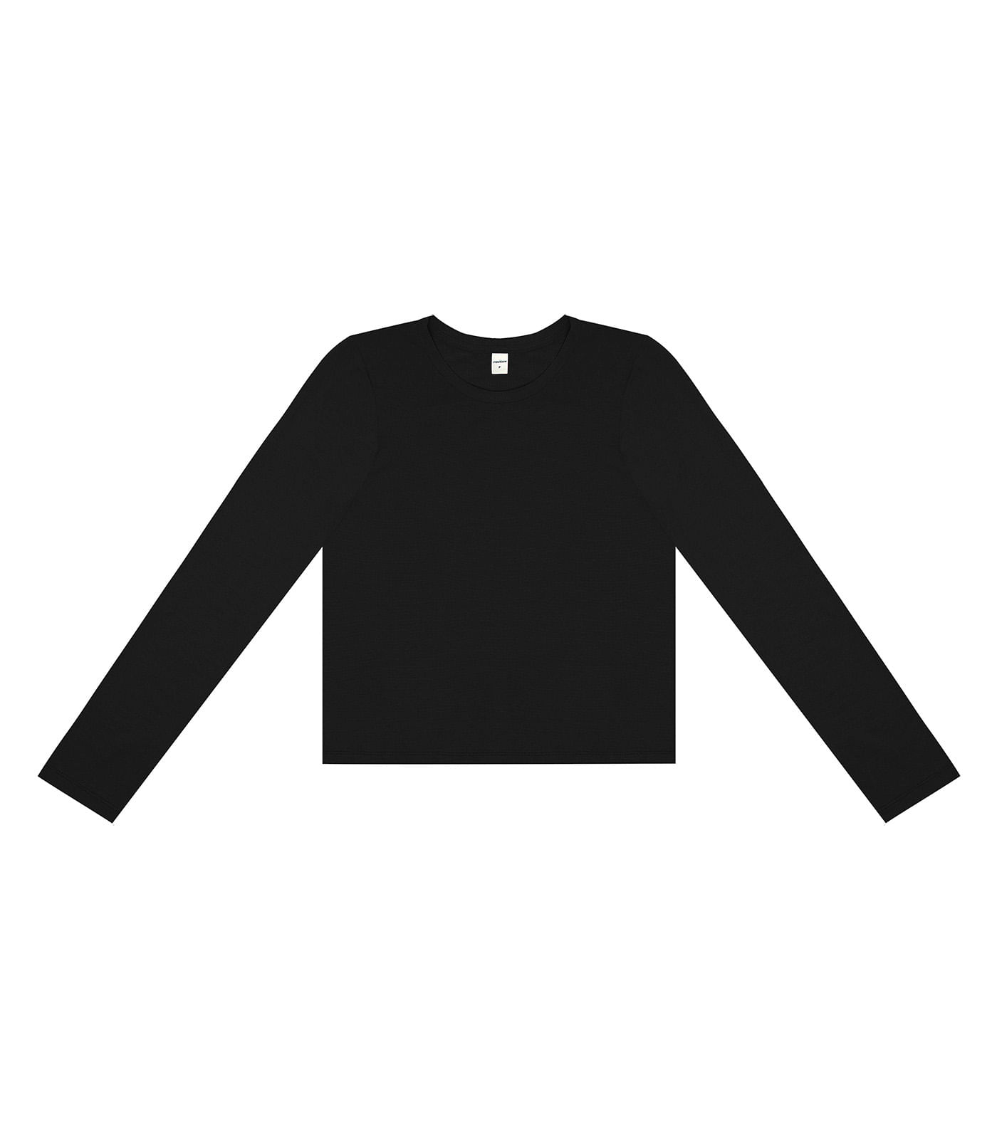 Blusa Manga Longa Feminina Rovitex Preto