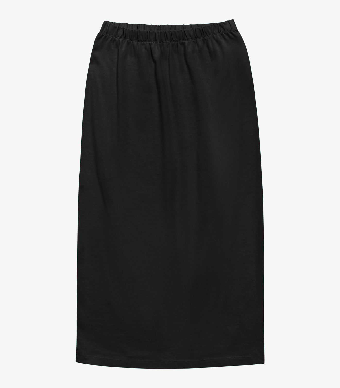 Saia Feminina Midi Malhão Rovitex Preto - Imagem 2