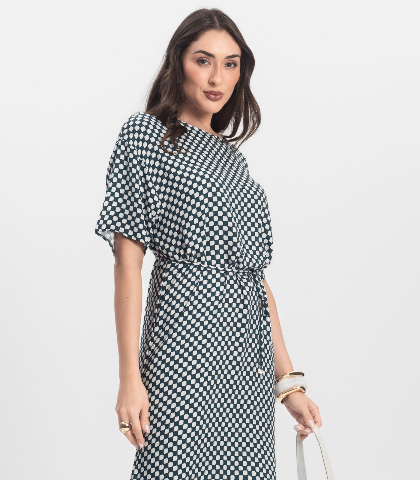 Vestido Midi Infinita Cor Verde - Imagem 2