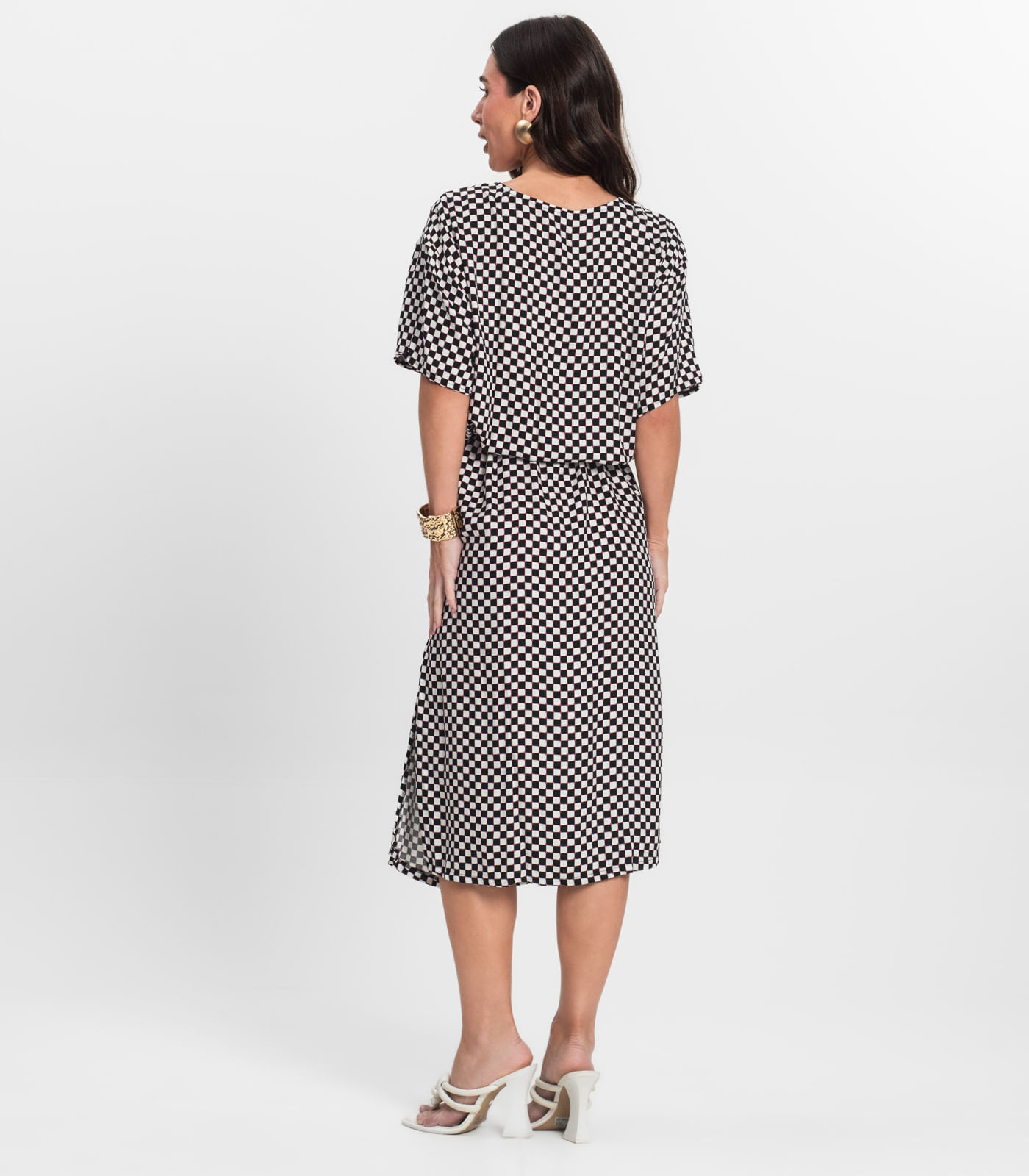 Vestido Midi Infinita Cor Preto - Imagem 3