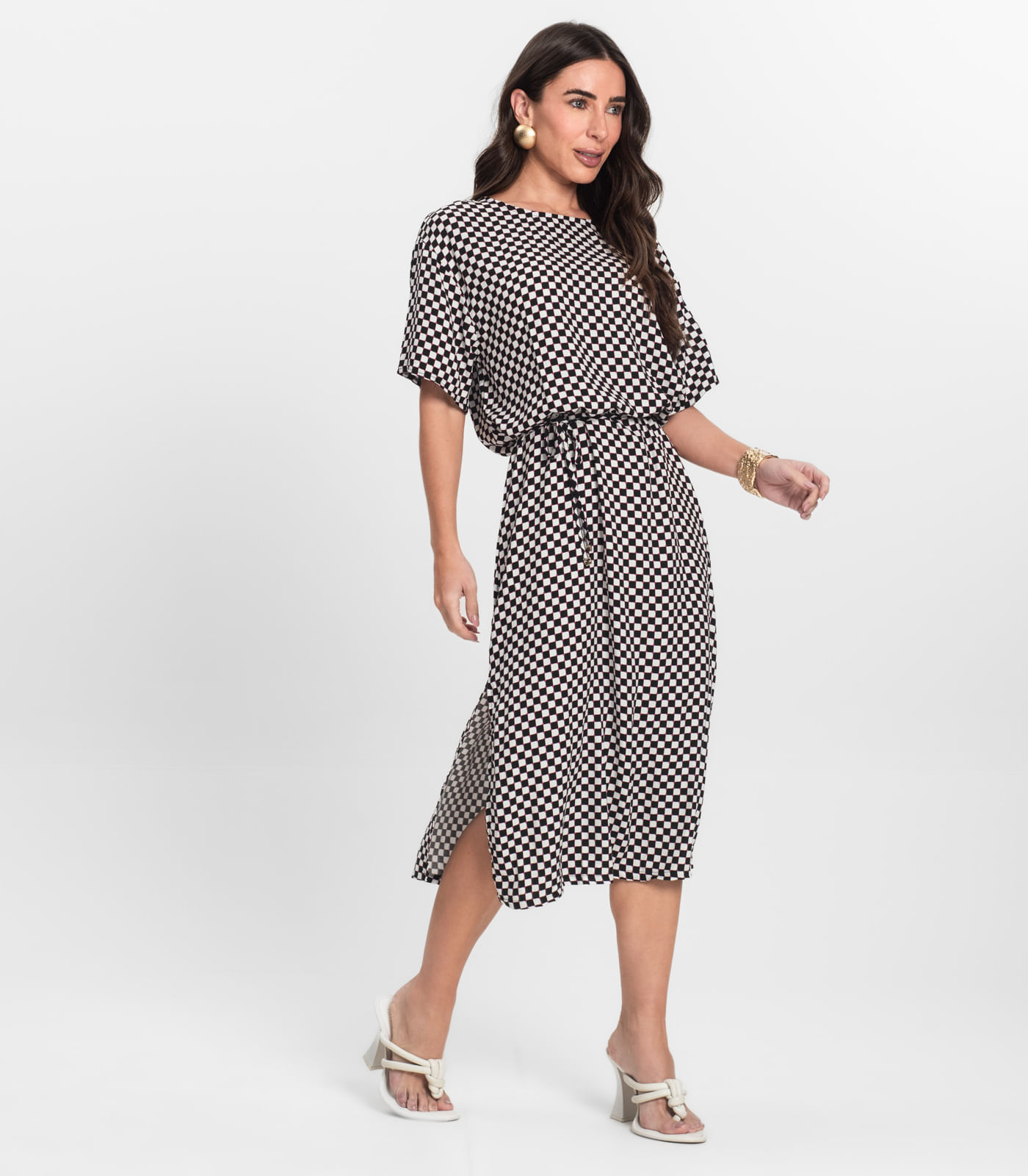 Vestido Midi Infinita Cor Preto - Imagem 4