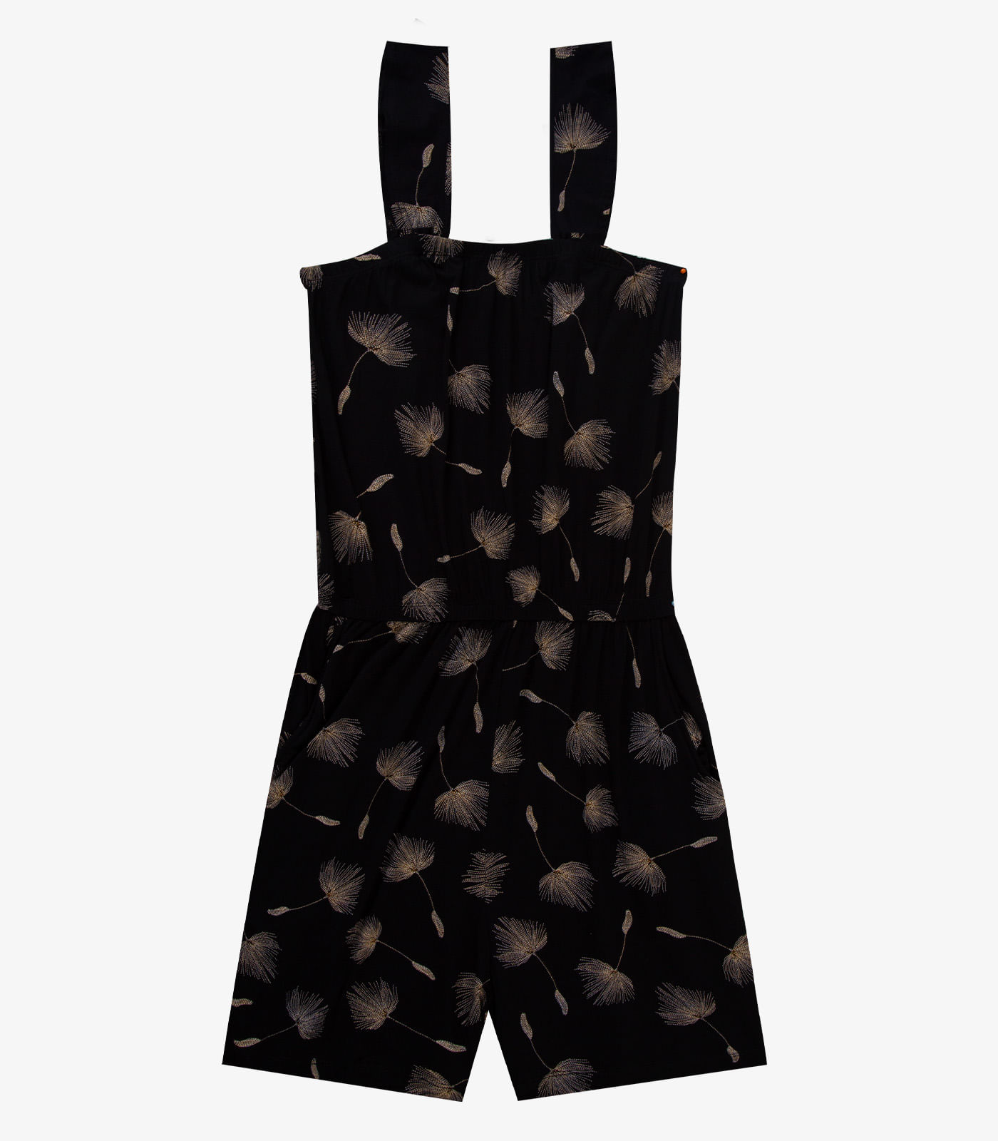 Macaquinho Feminino Curto Infinita Cor Preto - Imagem 2