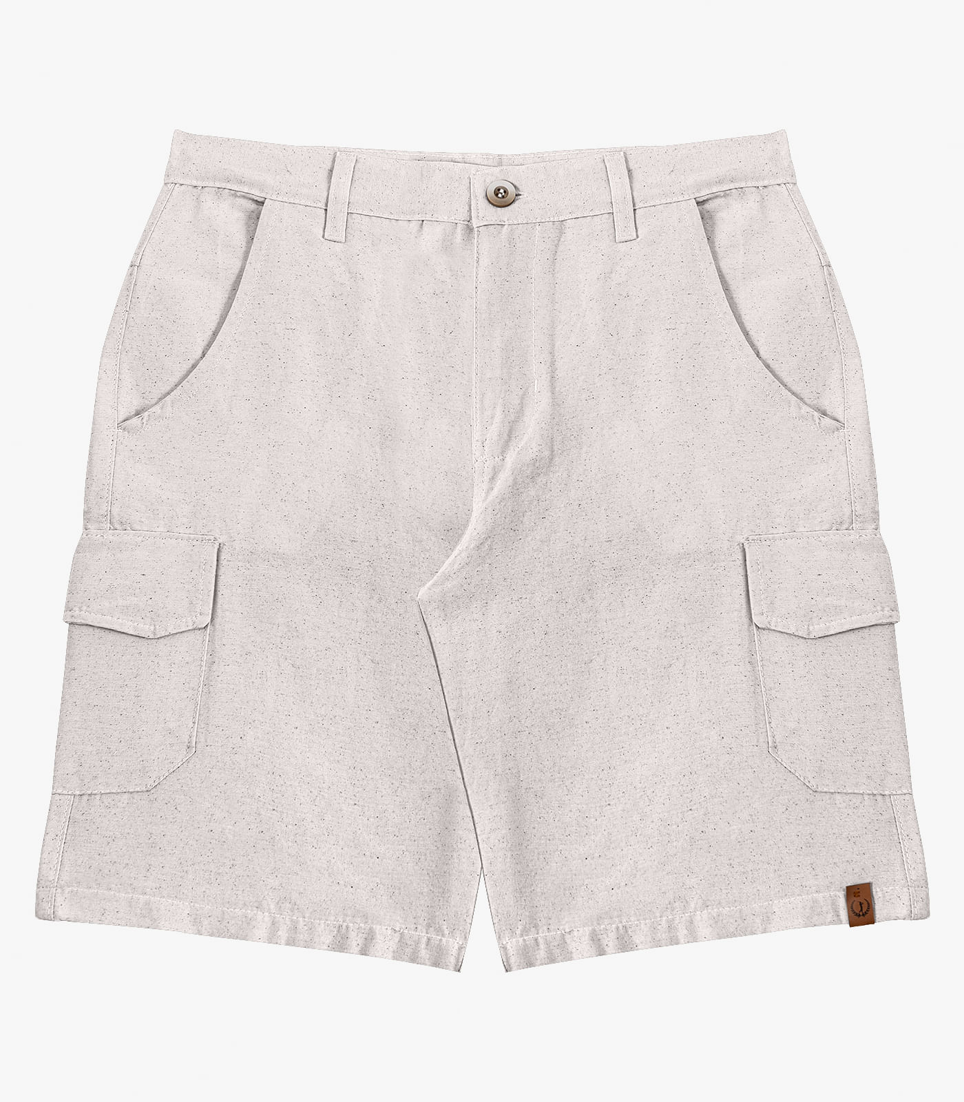 Bermuda Masculina Sarja Com Bolsos Cargo Shift Cinza - Imagem 2