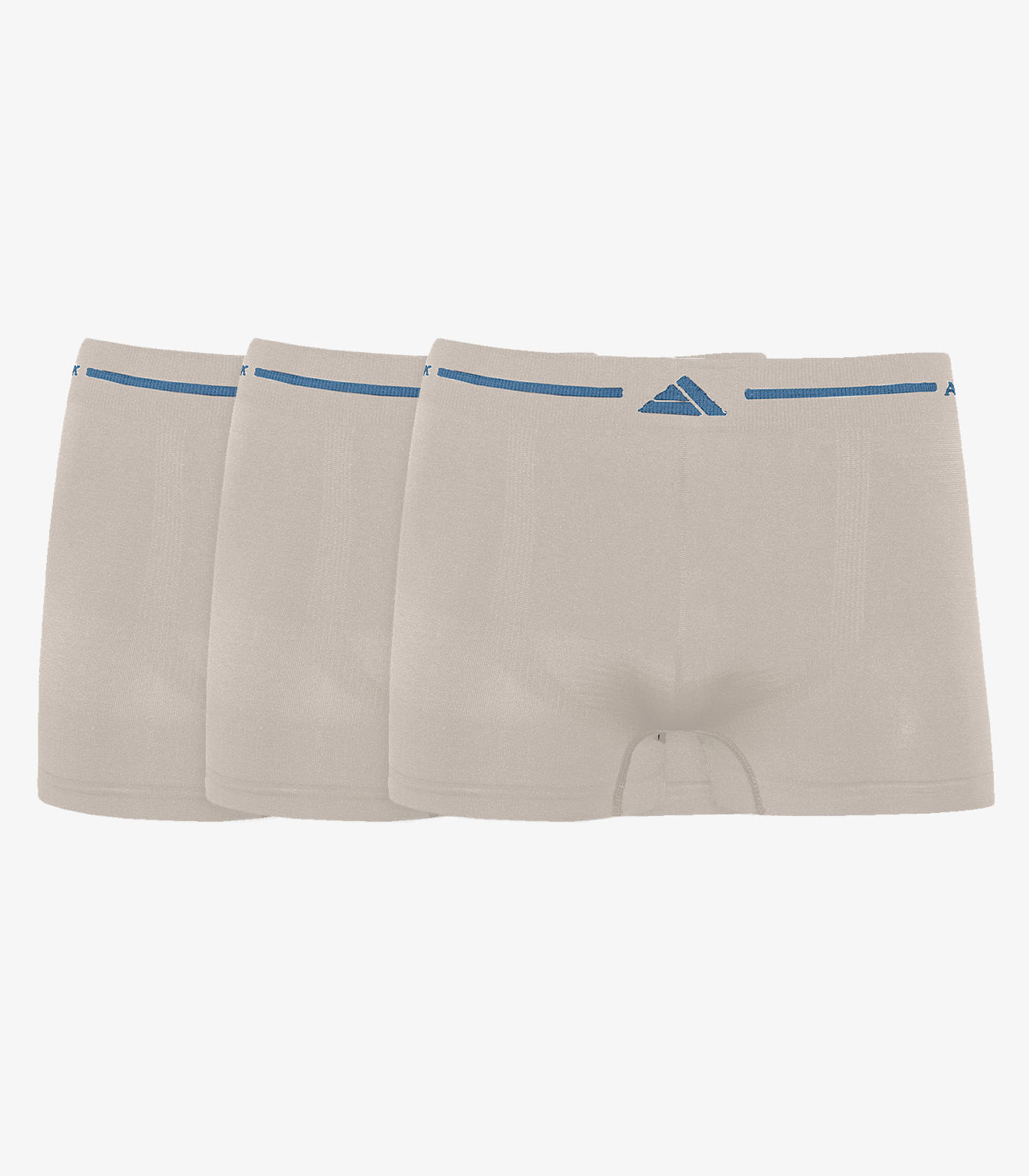 Kit 3 Cuecas Boxer Lisa Microfibra Altomax Cinza - Imagem 10