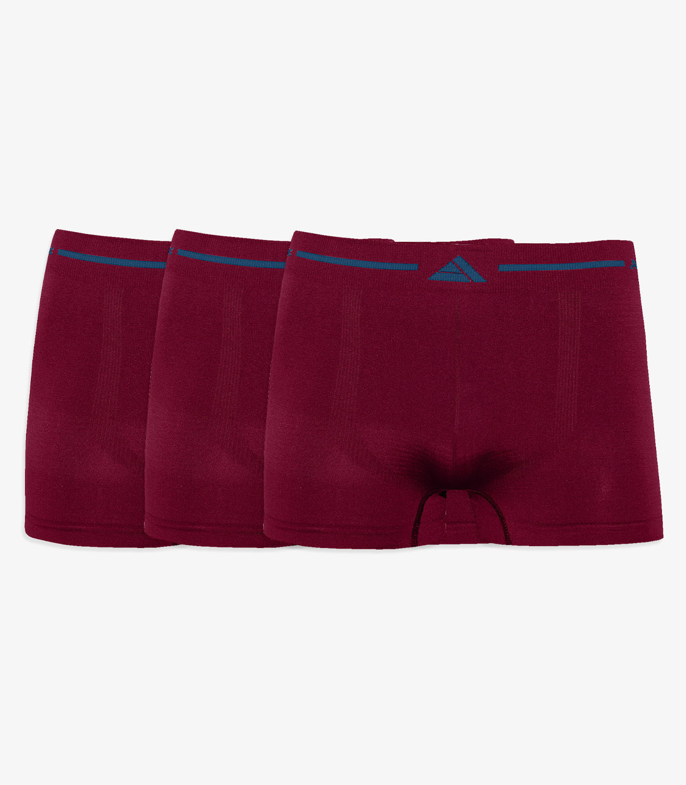 Kit 3 Cuecas Boxer Lisa Microfibra Altomax Vermelho - Imagem 10