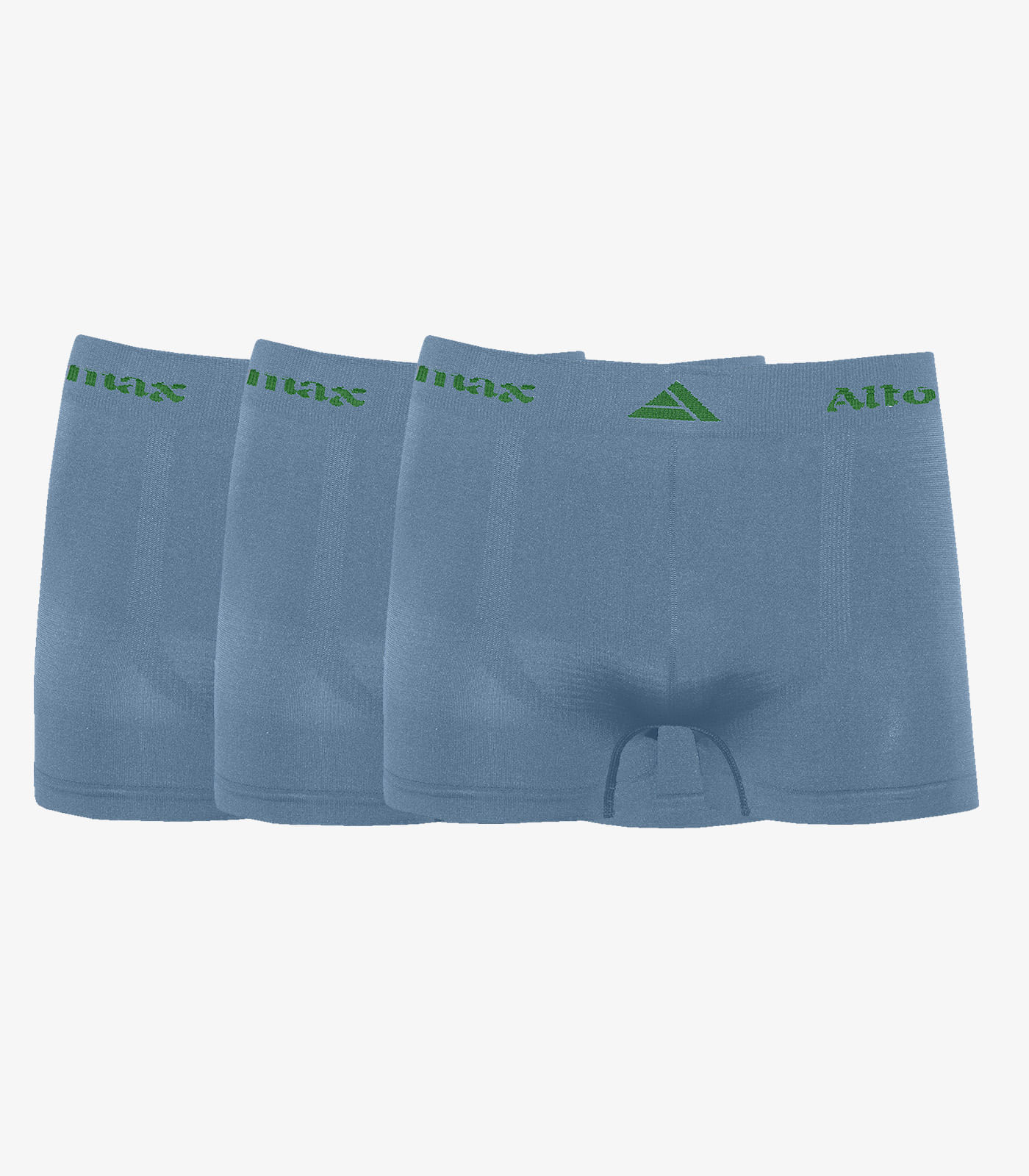 Kit 3 Cuecas Boxer Lisa Microfibra Altomax Cinza