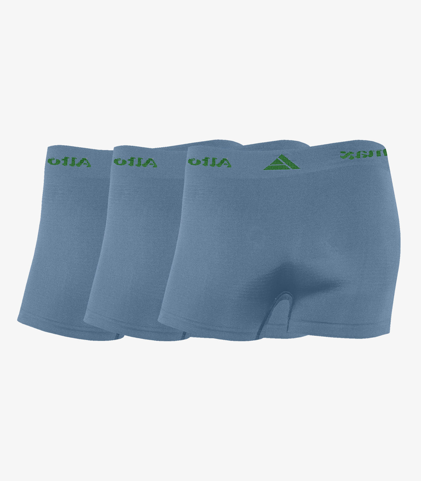 Kit 3 Cuecas Boxer Lisa Microfibra Altomax Cinza - Imagem 5