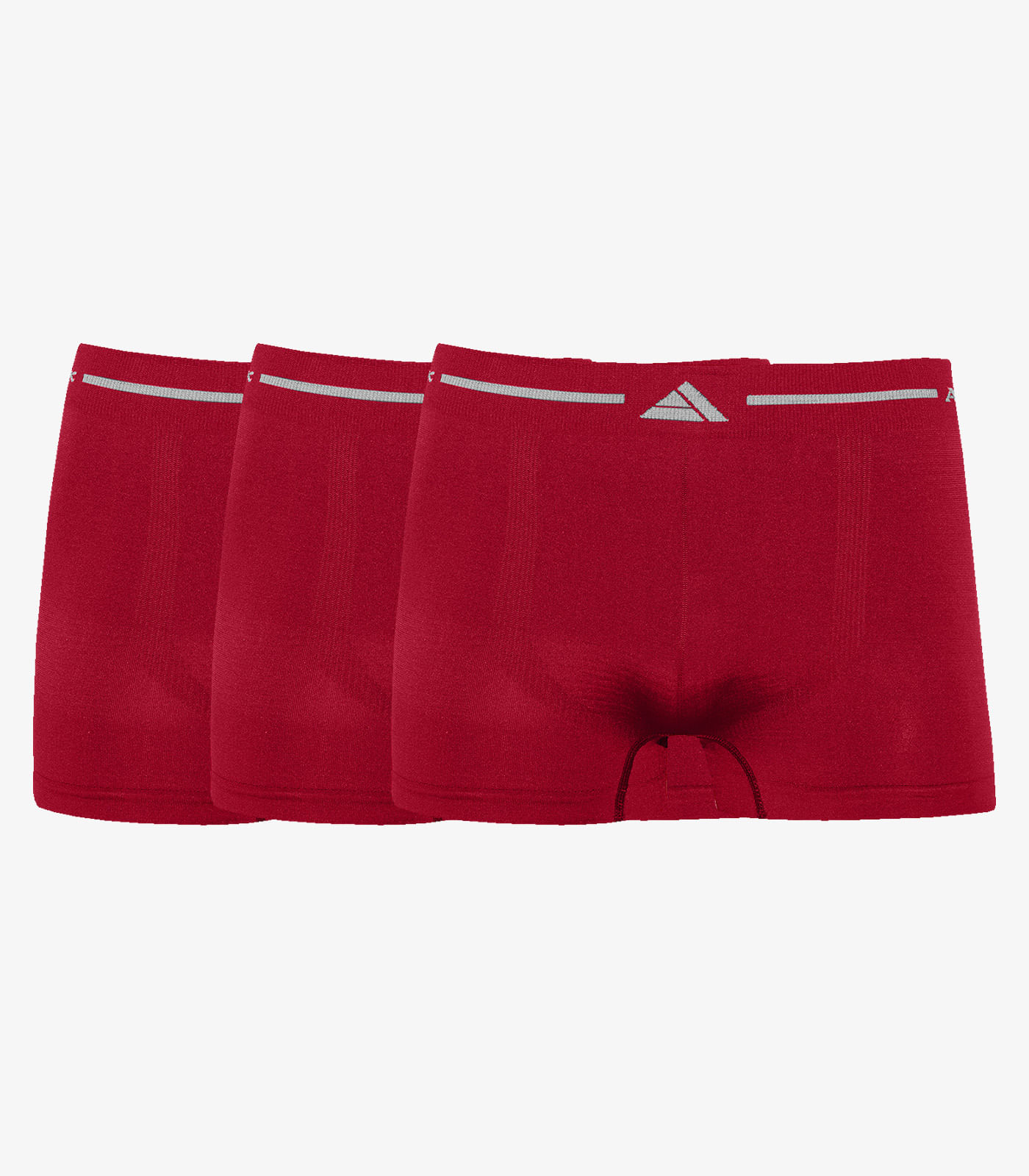 Kit 3 Cuecas Boxer Lisa Microfibra Altomax Vermelho