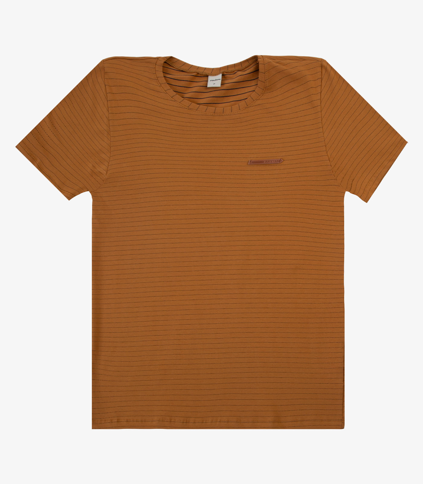Camiseta Masculino em Cotton Rovitex Marrom