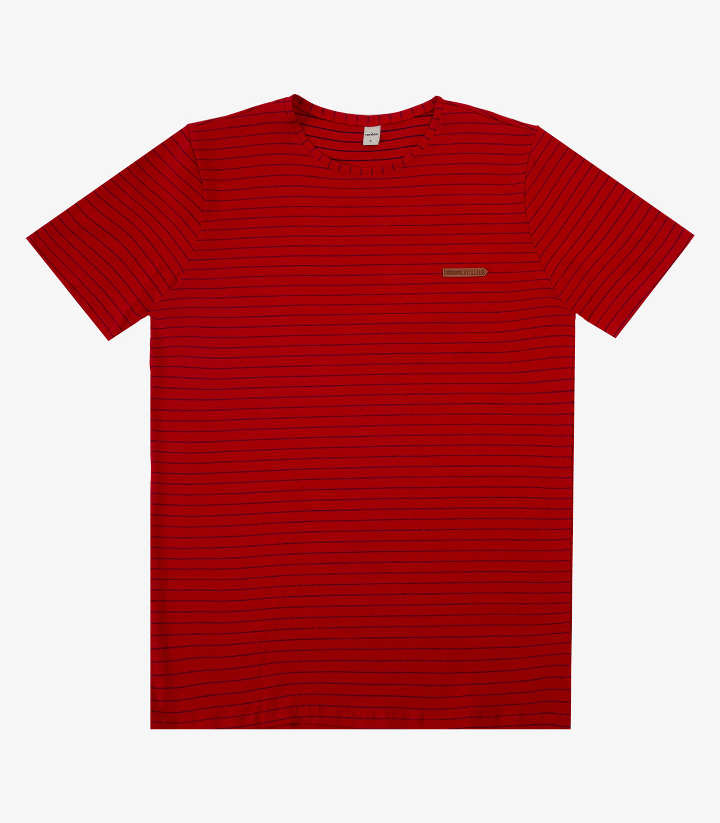 Camiseta Masculino em Cotton Rovitex Vermelho