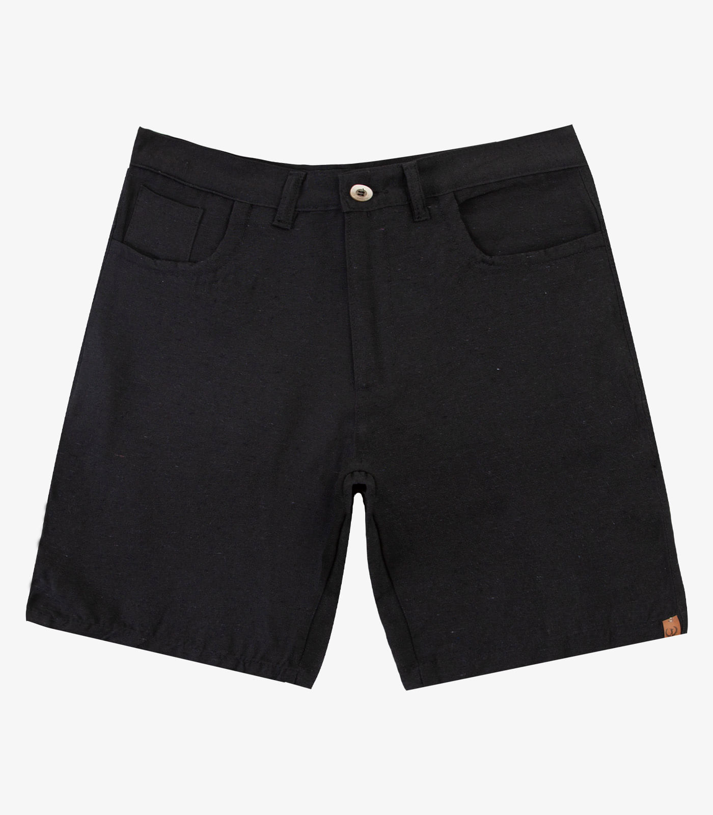 Bermuda Masculina Sarja Com Bolsos Shift Preto