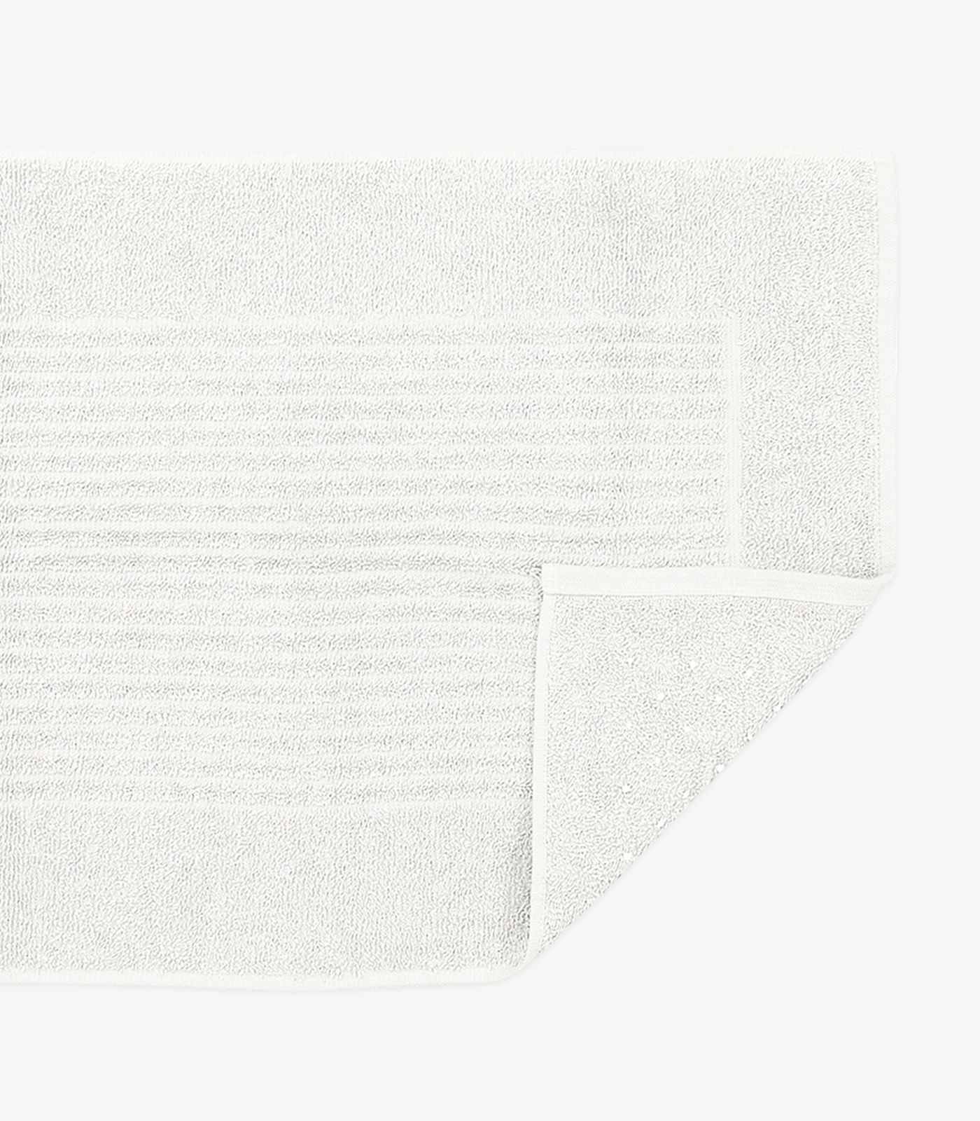 Kit 2 Toalhas de Piso Basic com Antiderrapante Atlântica Off White - Imagem 2