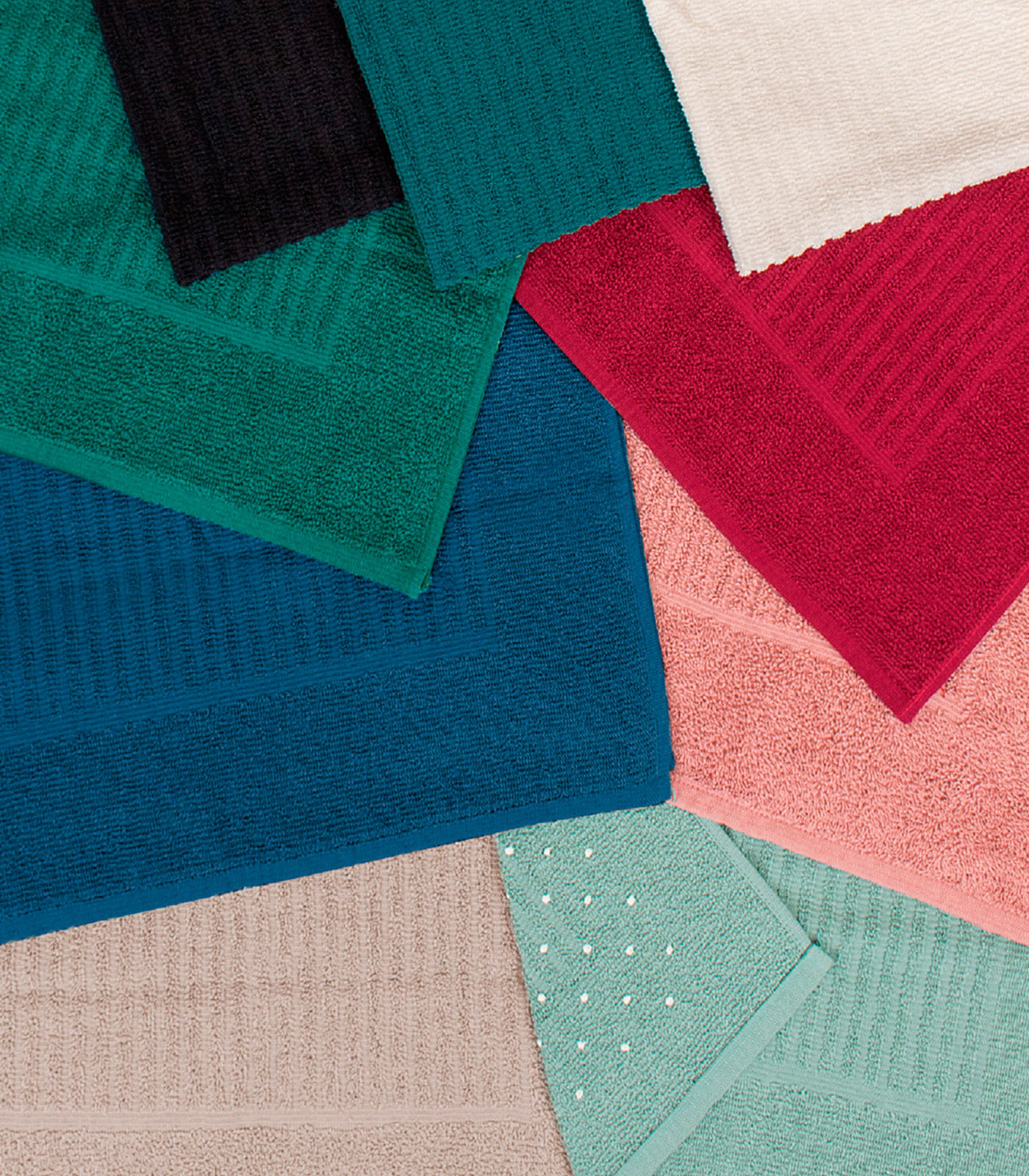 Kit 2 Toalhas de Piso Basic com Antiderrapante Atlântica Off White - Imagem 3