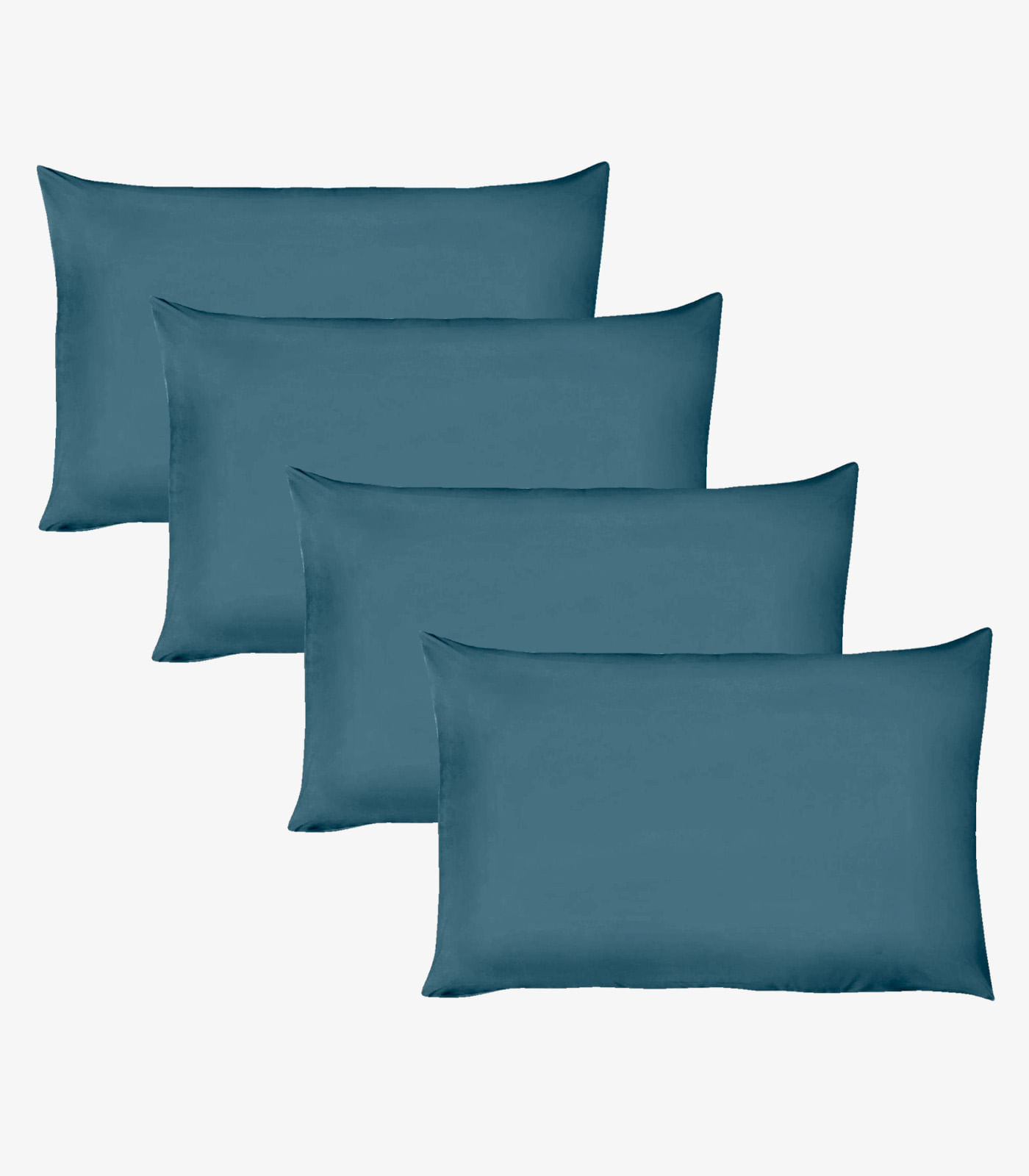 Kit 4 Fronhas Avulsas Lisas Vivaldi Azul