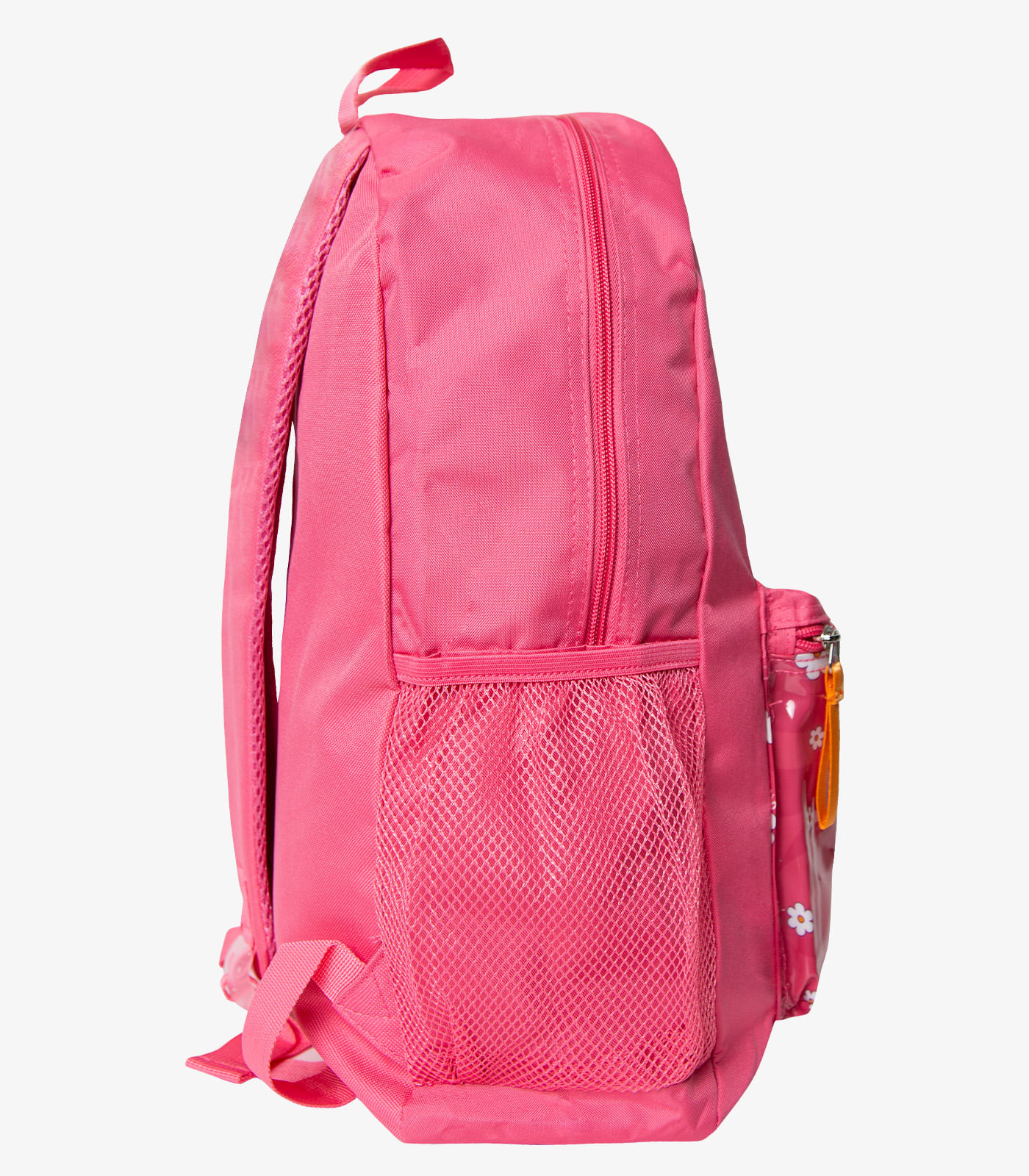 Mochila Escolar Feminina Estampada Flores Clio Rosa - Imagem 2