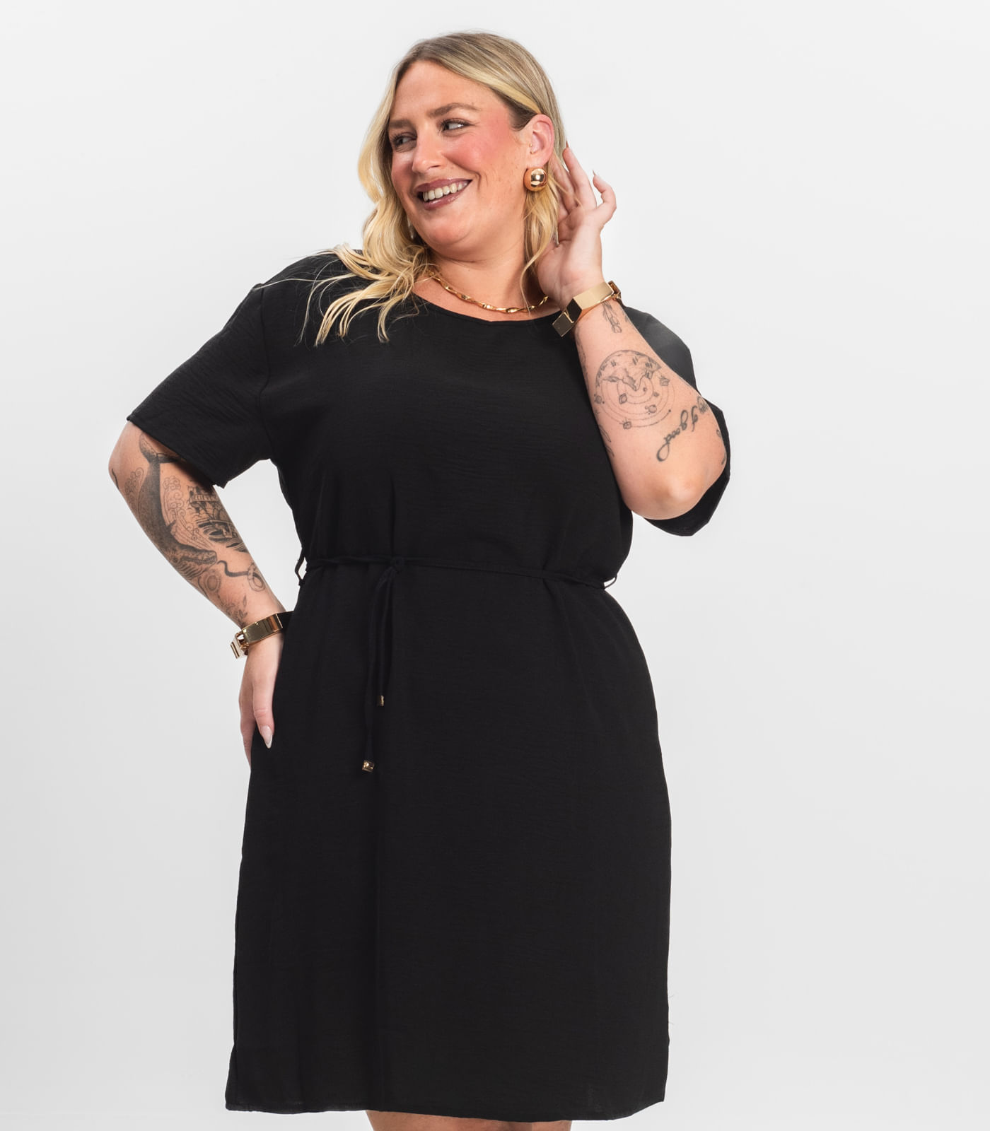 Vestido Infinita Cor Preto - Imagem 2