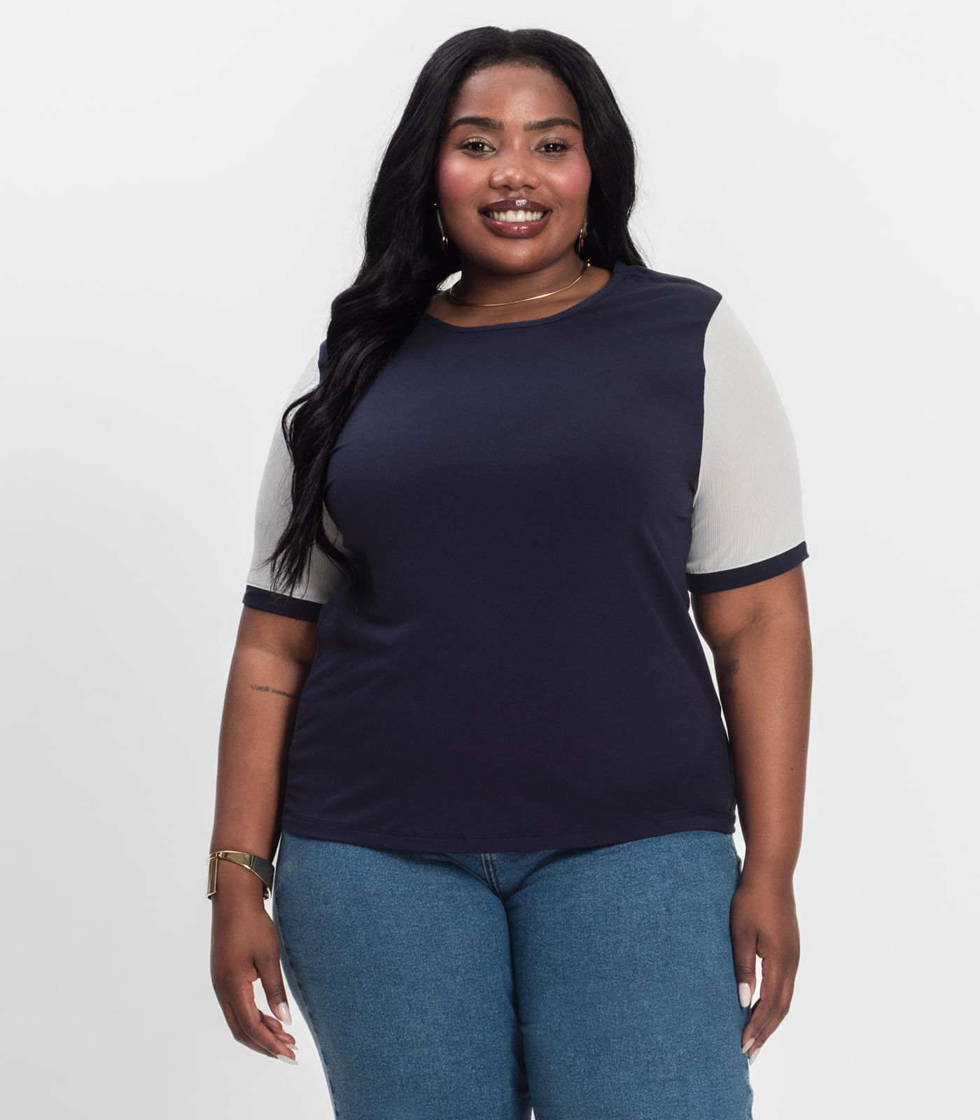 Blusa Feminina Infinita Cor Azul