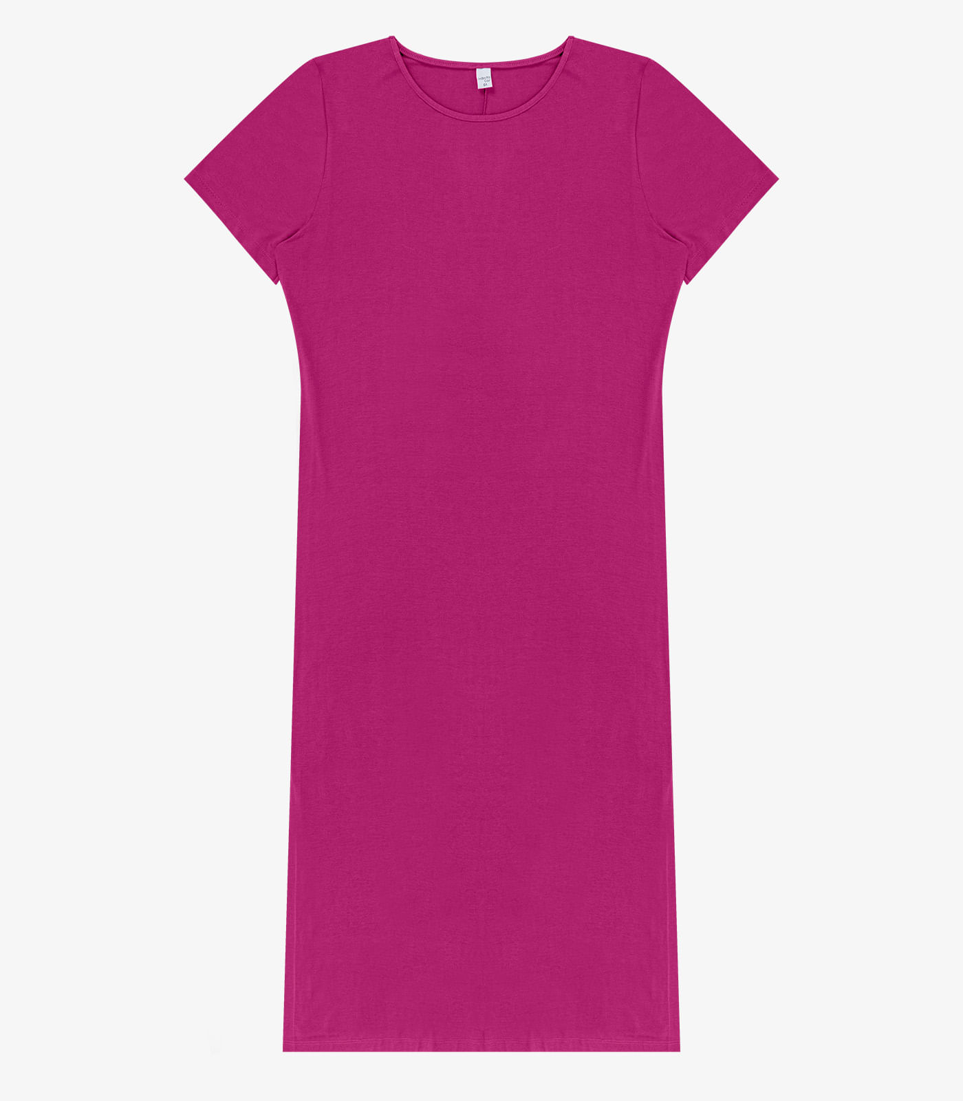 Vestido Feminino Midi Plus Size Infinita Cor Rosa - Imagem 3