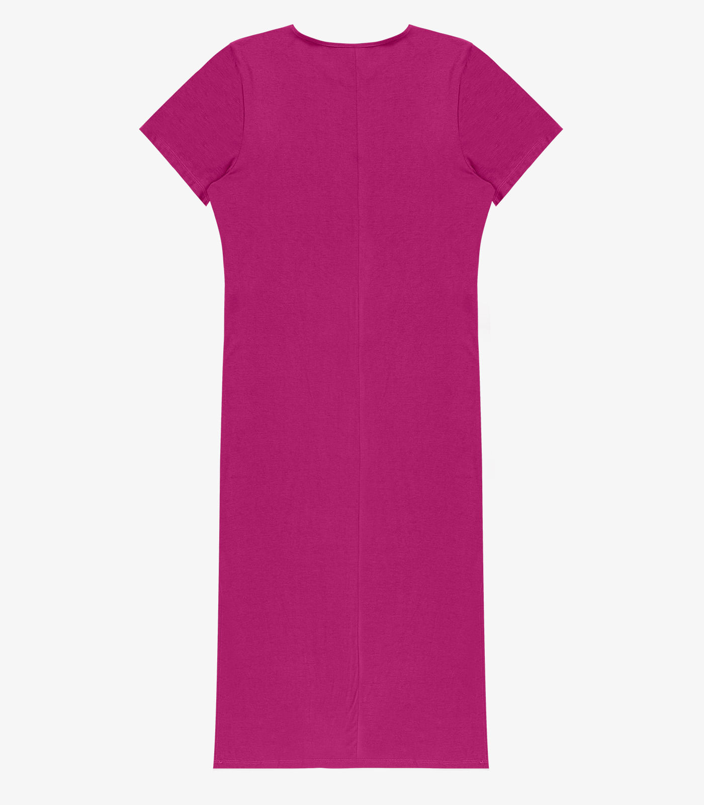 Vestido Feminino Midi Plus Size Infinita Cor Rosa - Imagem 4