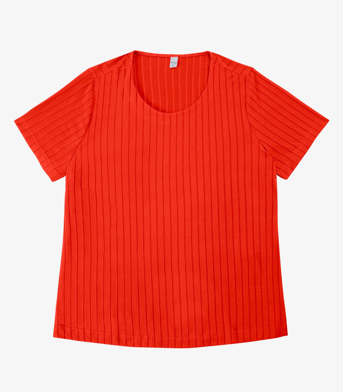 Blusa Malha Delicate Plus Infinita Cor Vermelho - Imagem 9
