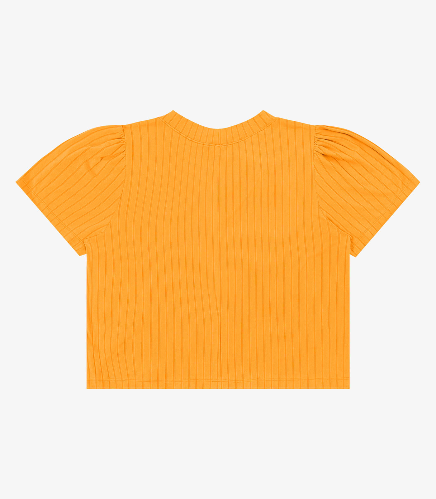 Blusa Canelada Plus Infinita Cor Amarelo - Imagem 6