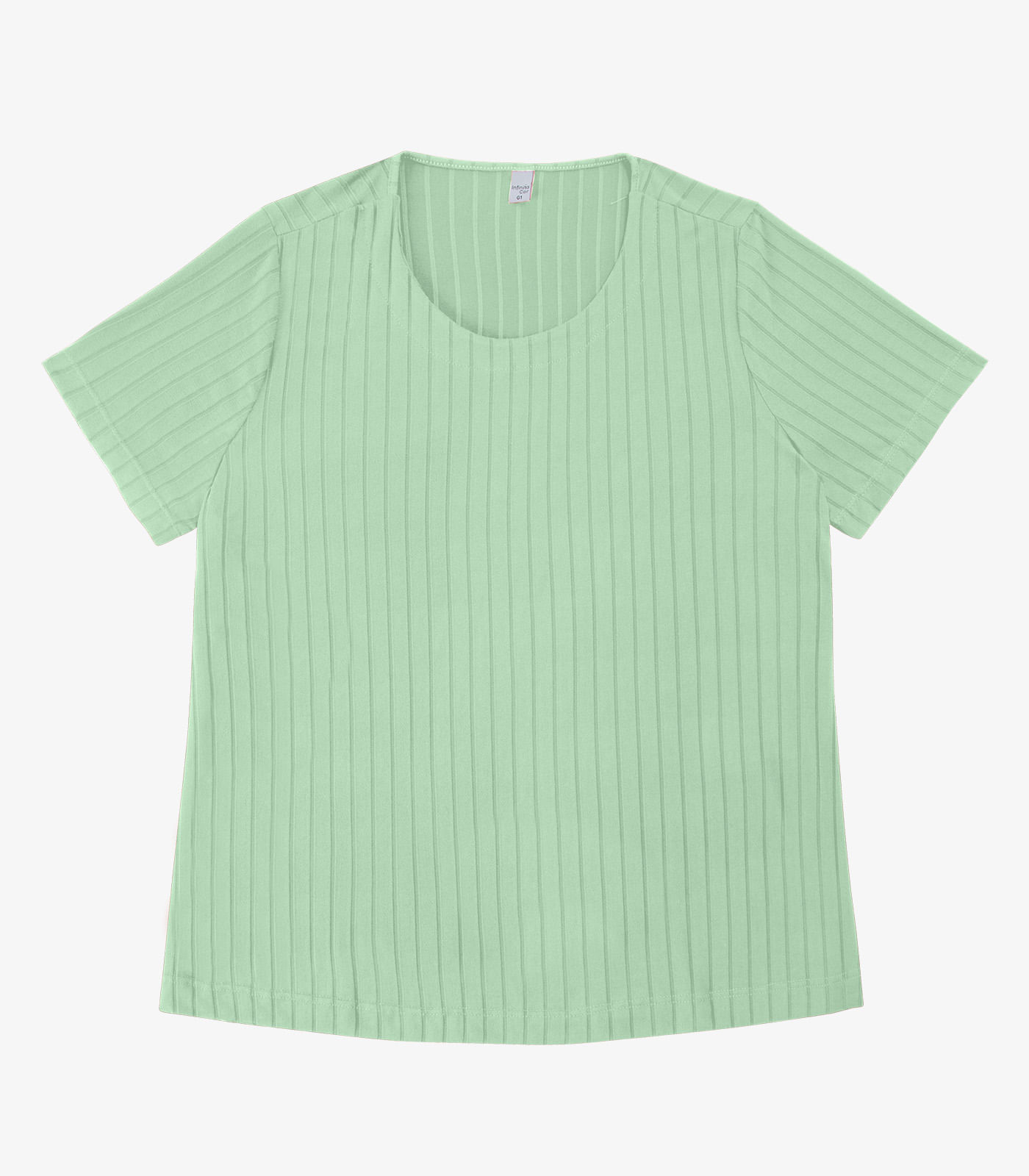 Blusa Malha Delicate Plus Infinita Cor Verde - Imagem 13