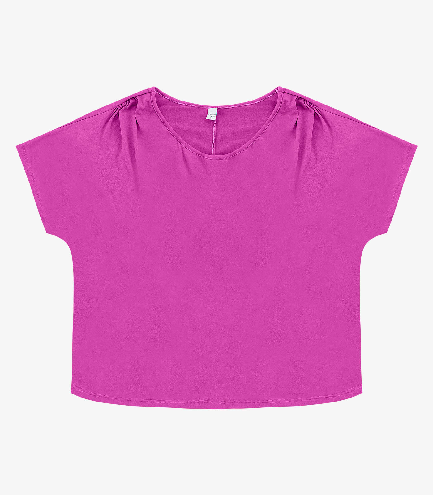 Blusa Lisa Plus Infinita Cor Roxo - Imagem 23