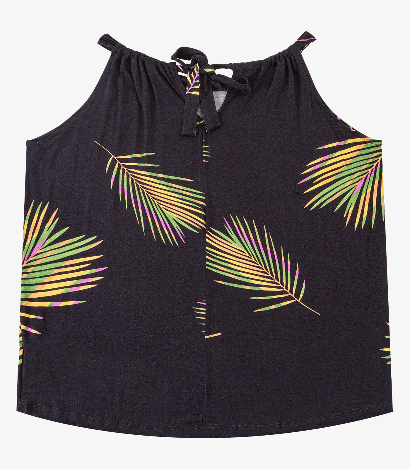 Blusa de Alça Plus Size Infinita Cor Laranja - Imagem 18