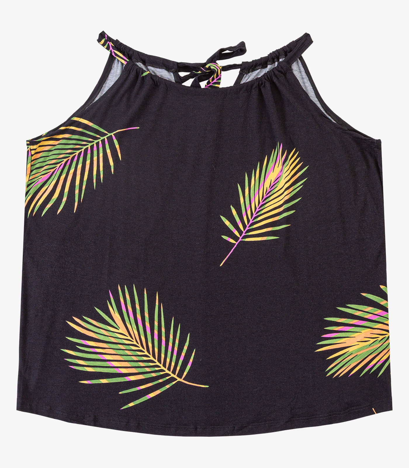 Blusa de Alça Plus Size Infinita Cor Laranja - Imagem 23