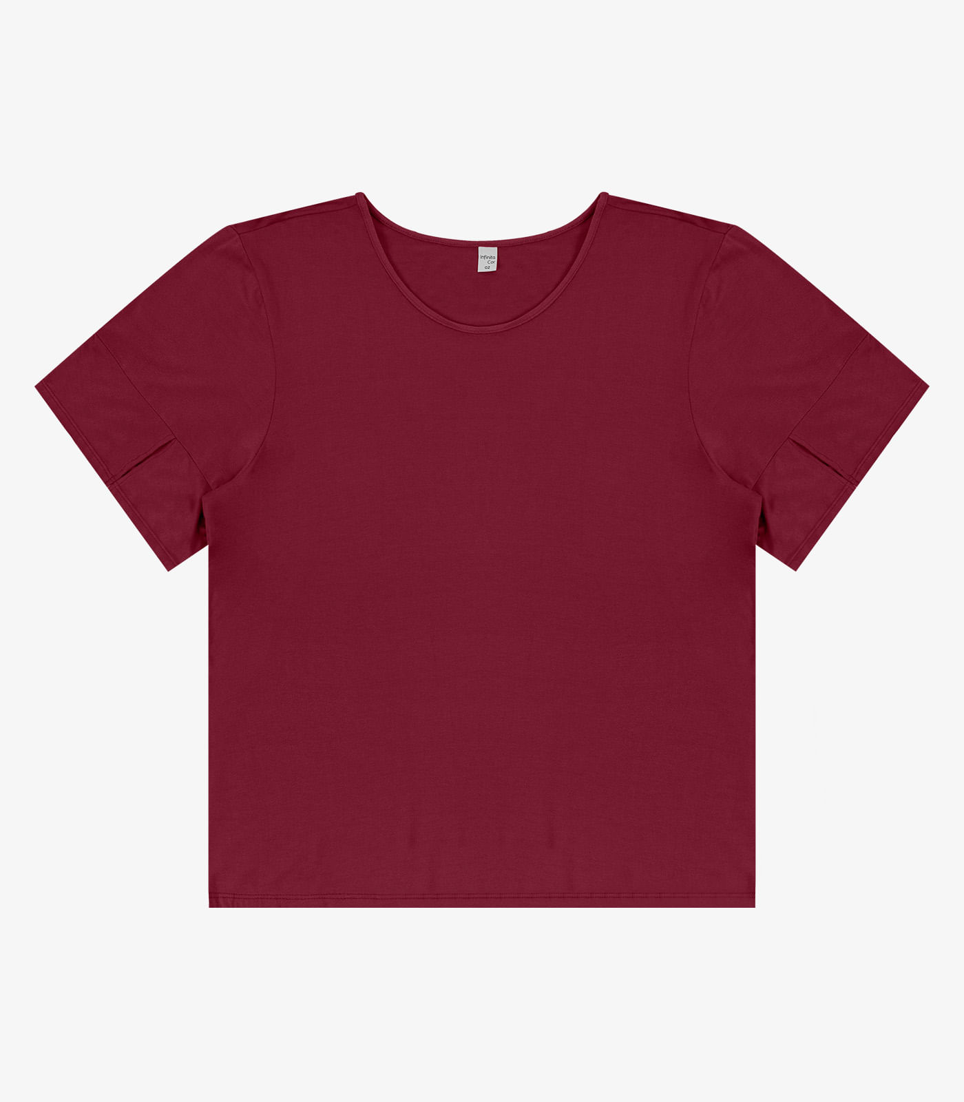 Blusa Plus Size Infinita Cor Rovitex Vermelho - Imagem 5