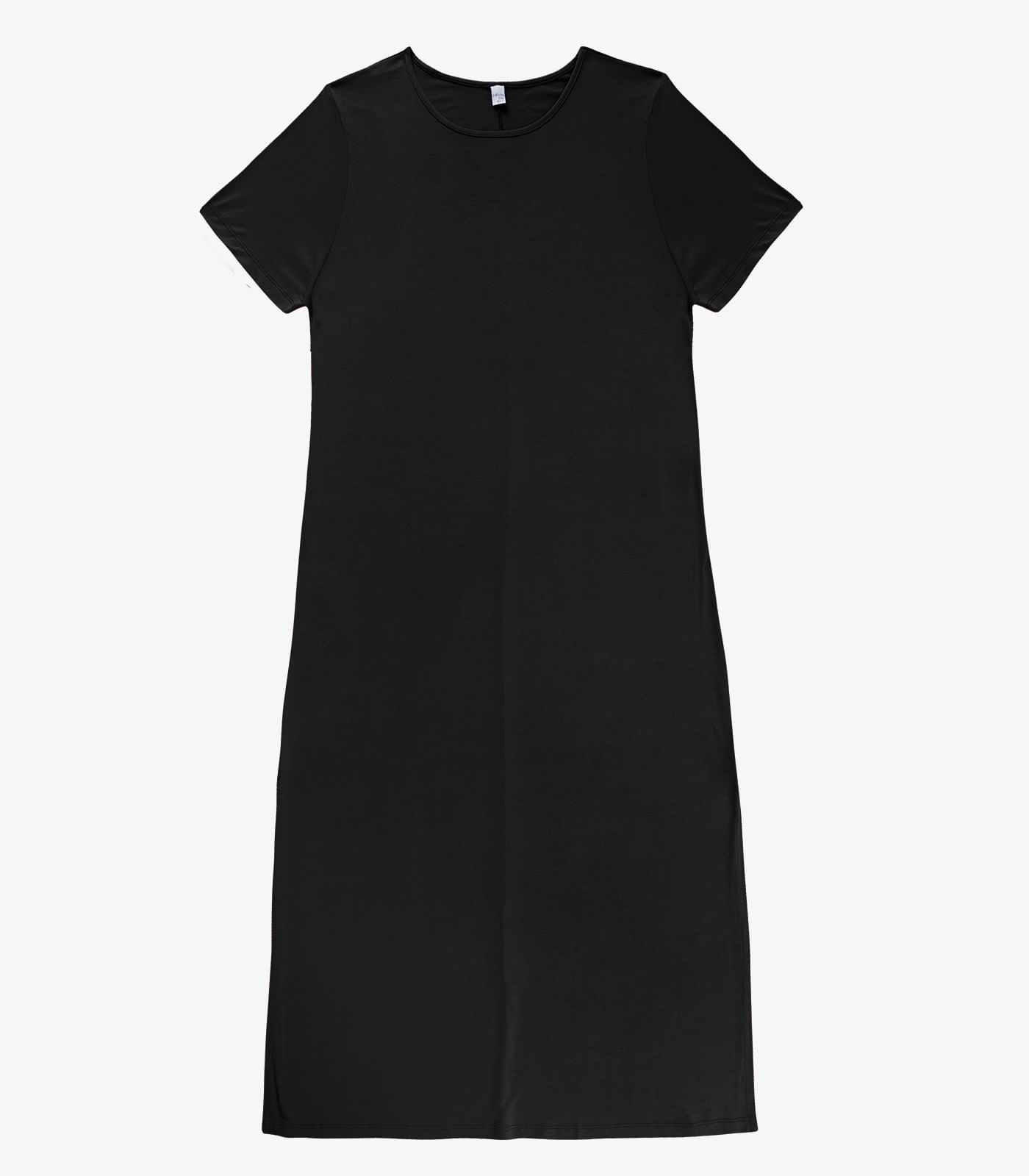 Vestido Feminino Midi Plus Size Infinita Cor Preto - Imagem 13