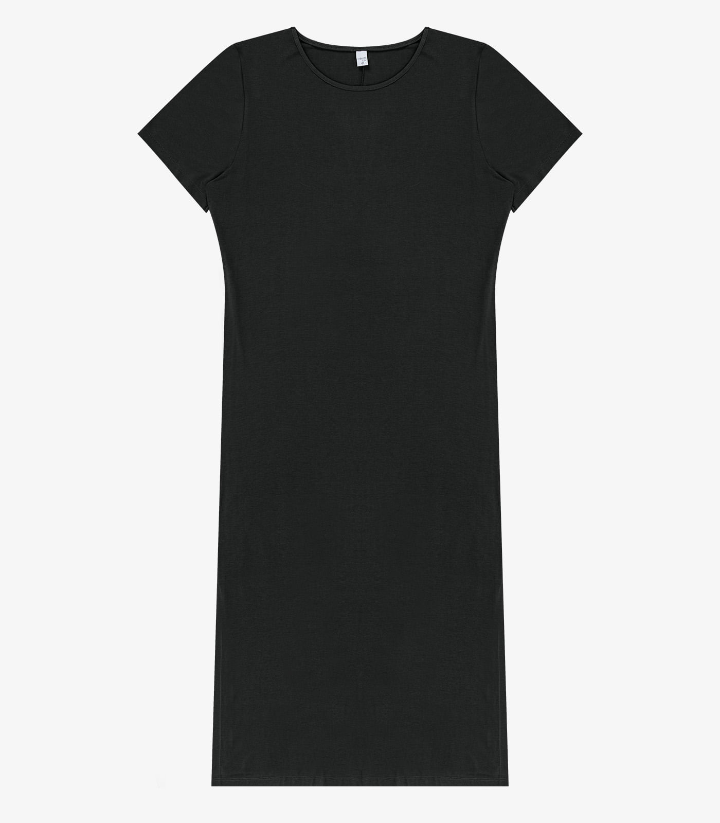 Vestido Feminino Midi Plus Size Infinita Cor Preto - Imagem 7