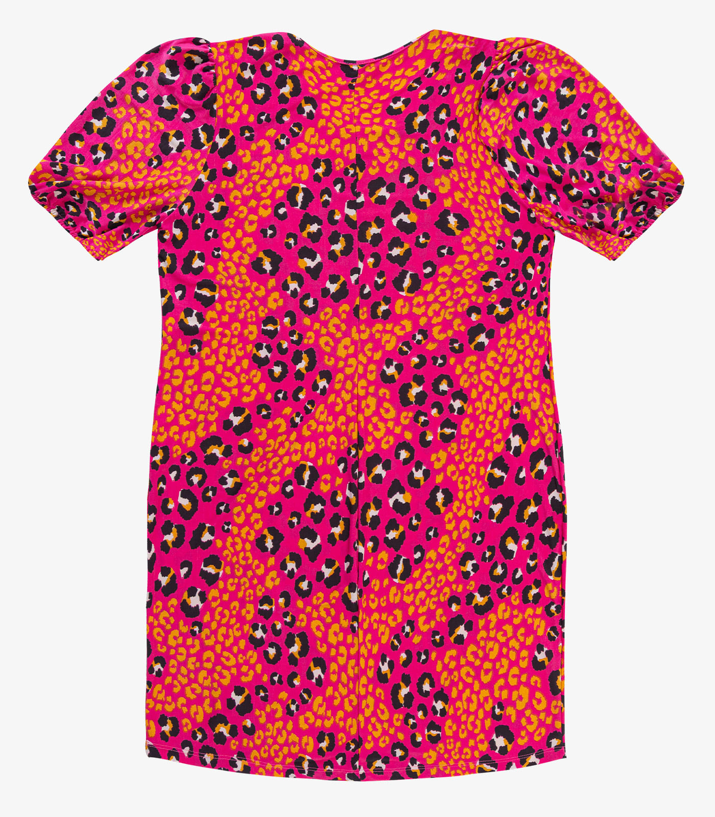 Vestido Malha Fria Plus Infinita Cor Rosa - Imagem 12