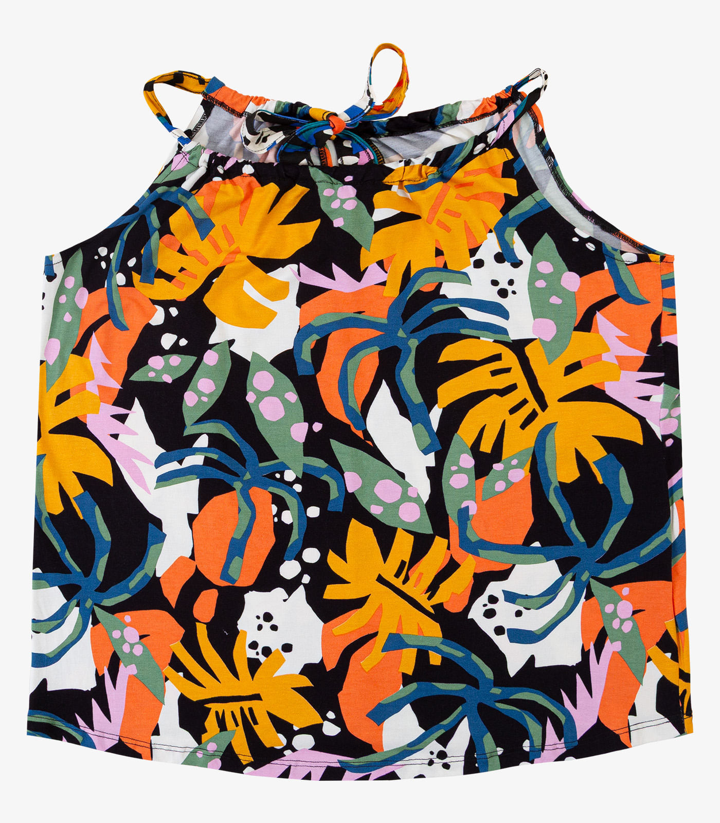 Blusa de Alça Plus Size Infinita Cor Azul - Imagem 23