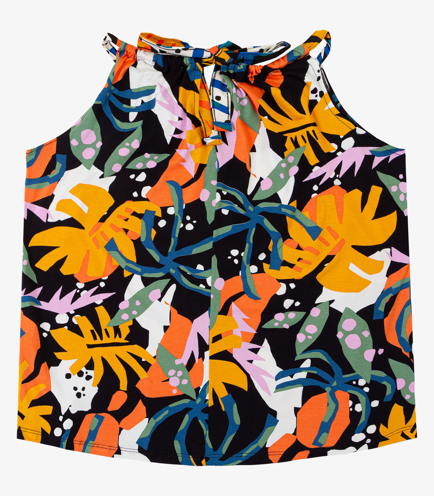 Blusa de Alça Plus Size Infinita Cor Azul - Imagem 24